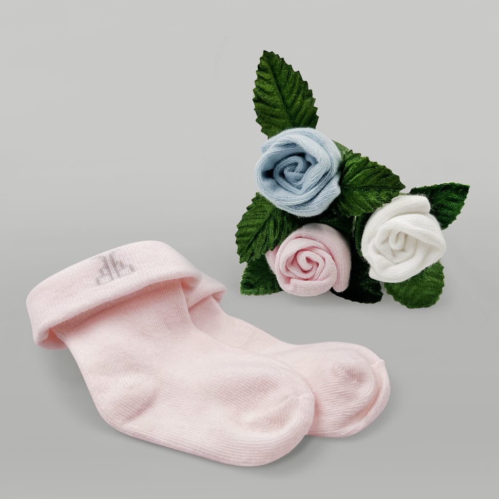 Adorable Bunny and Buds Baby Gift Set - Pink, Soft Plush Toy & Keepsake Box for Newborns, Baby Showers, Christenings & 1st Birthdays