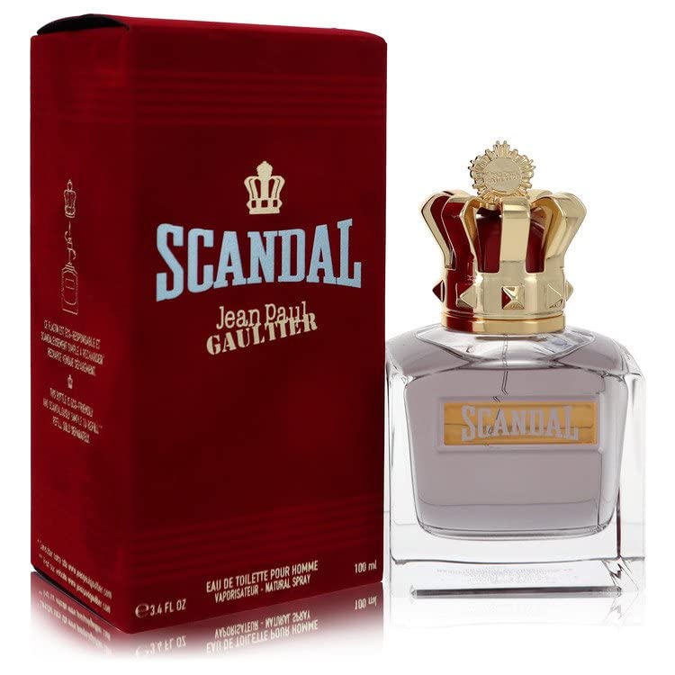 Premium Refillable Men's Cologne Eau de Toilette Spray - 3.4 oz Fragrance for Social Events, Dating & Office Wear - Scandal Cologne for Men - Uplifting Citrus & Woody Scent - Perfect for Gifts & Daily Use