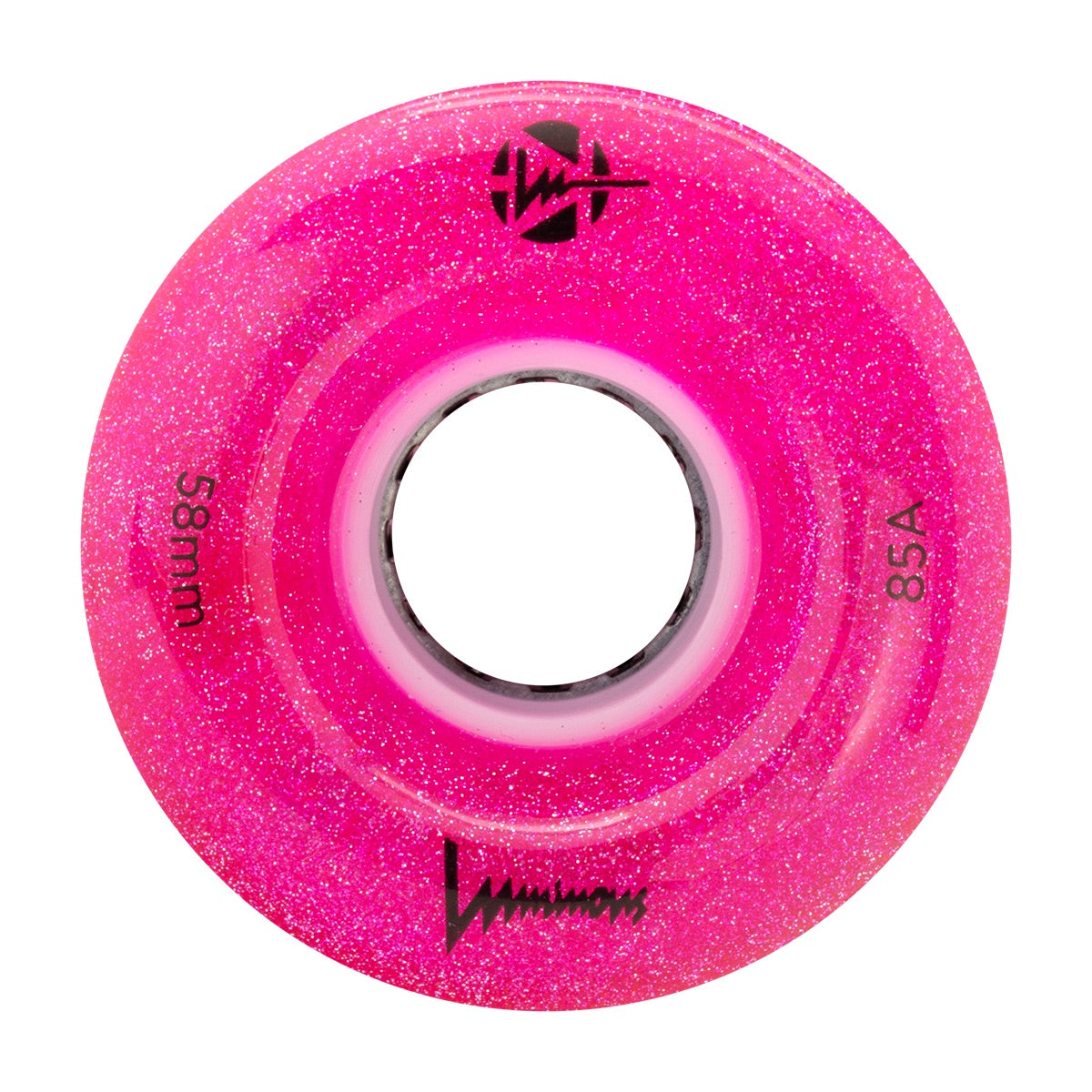 Luminous LED Quad Wheels 58mm - Pack of 4 for Skateboards, Longboards & Roller Skates - Glow in The Dark Wheels for Night Riding & Outdoor Sports