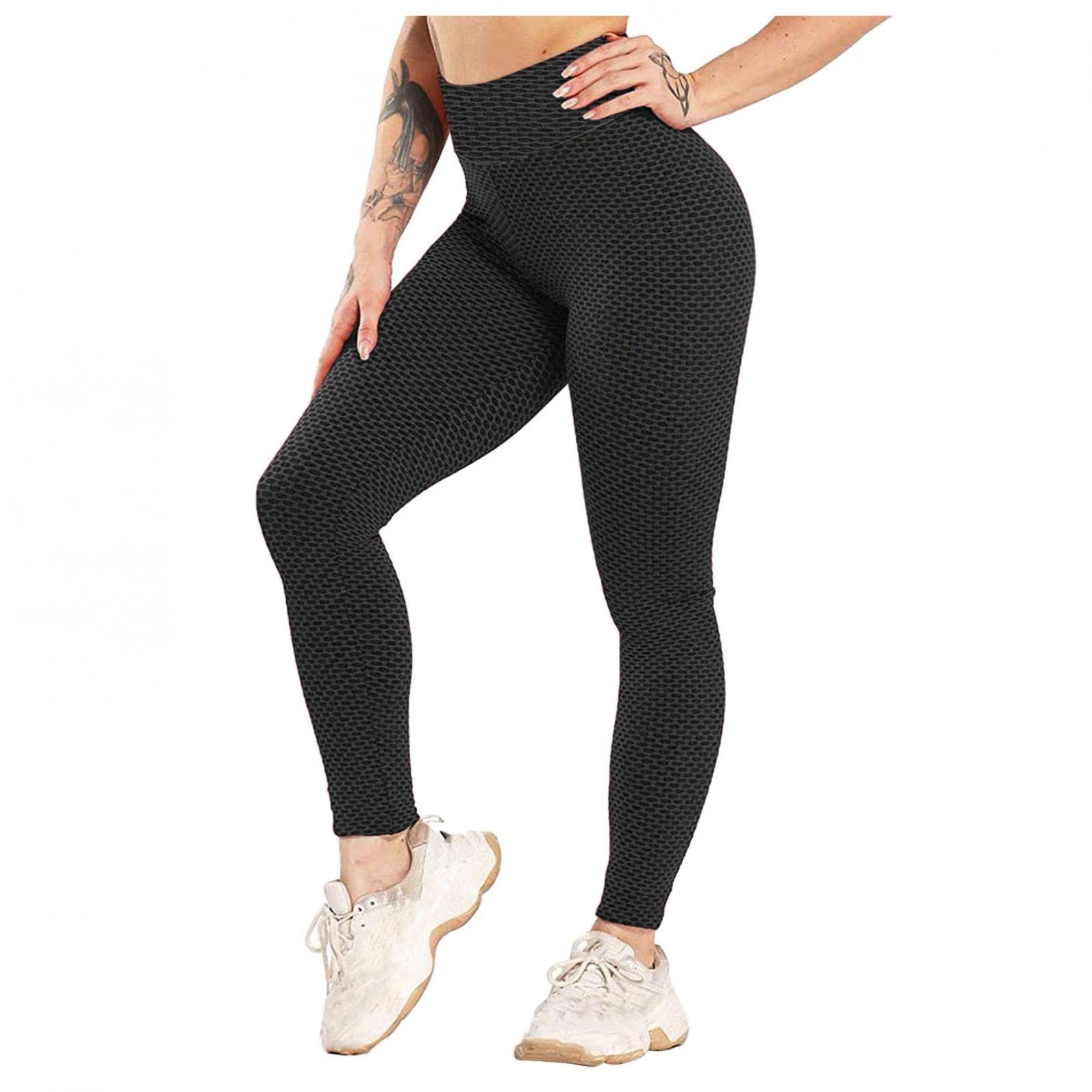 Teaojo High Waisted Leggings for Women - Tummy Control Yoga Pants with Booty Lifting Design, Stretchy Workout Leggings for Gym, Running & Daily Wear