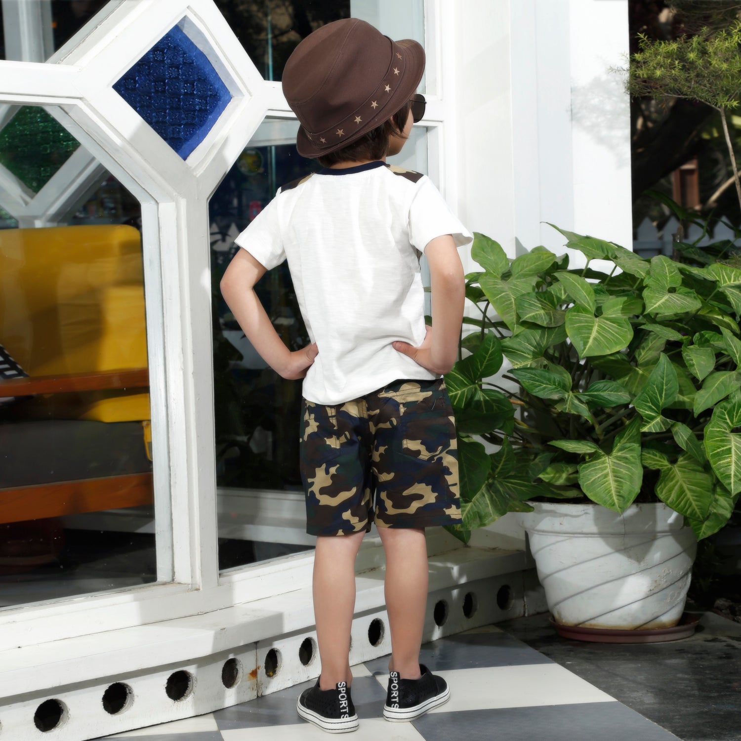 MashUp Junior Cool Camouflage Set for Kids - Trendy Camo Outfit for Boys & Girls | Perfect for Outdoor Adventures, Playdates, and School Activities