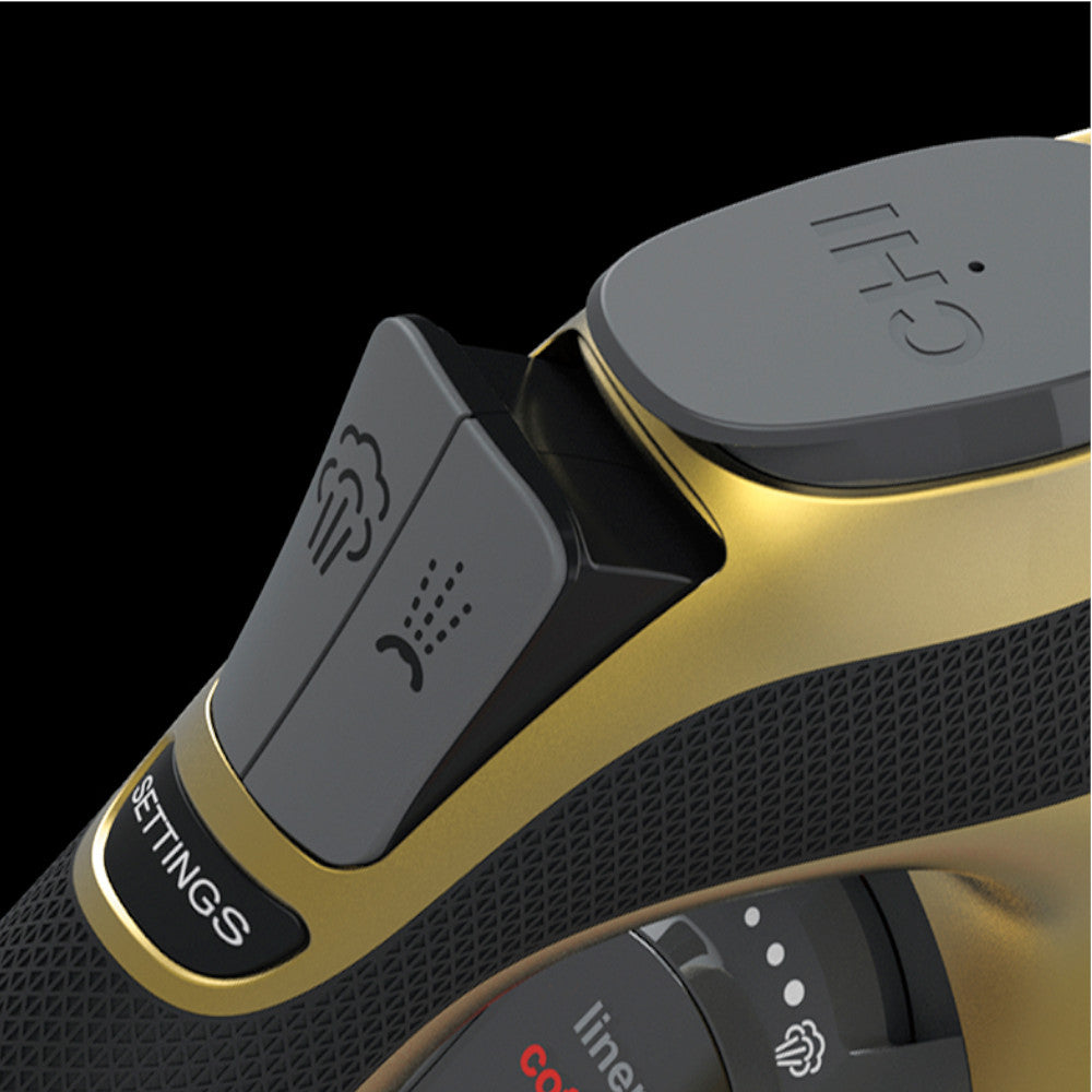 CHI 13110G Professional Electronic Flat Iron - Gold Finish, Blemished Packaging with Full Warranty - Perfect for Salon & Home Hair Styling