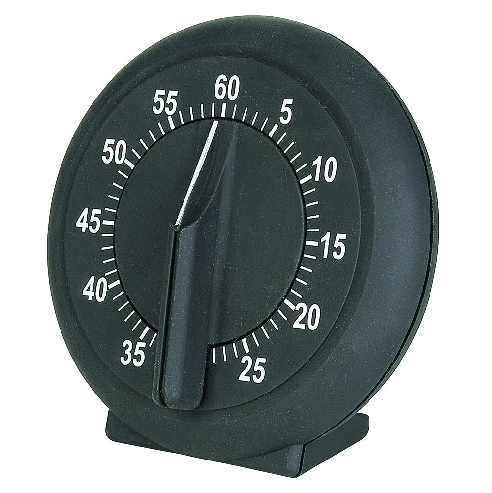 BIOS Professional DT125 Digital Kitchen Timer with Loud Alarm - Black | Countdown & Count Up Timer for Cooking, Baking, Exercise, and Classroom Use