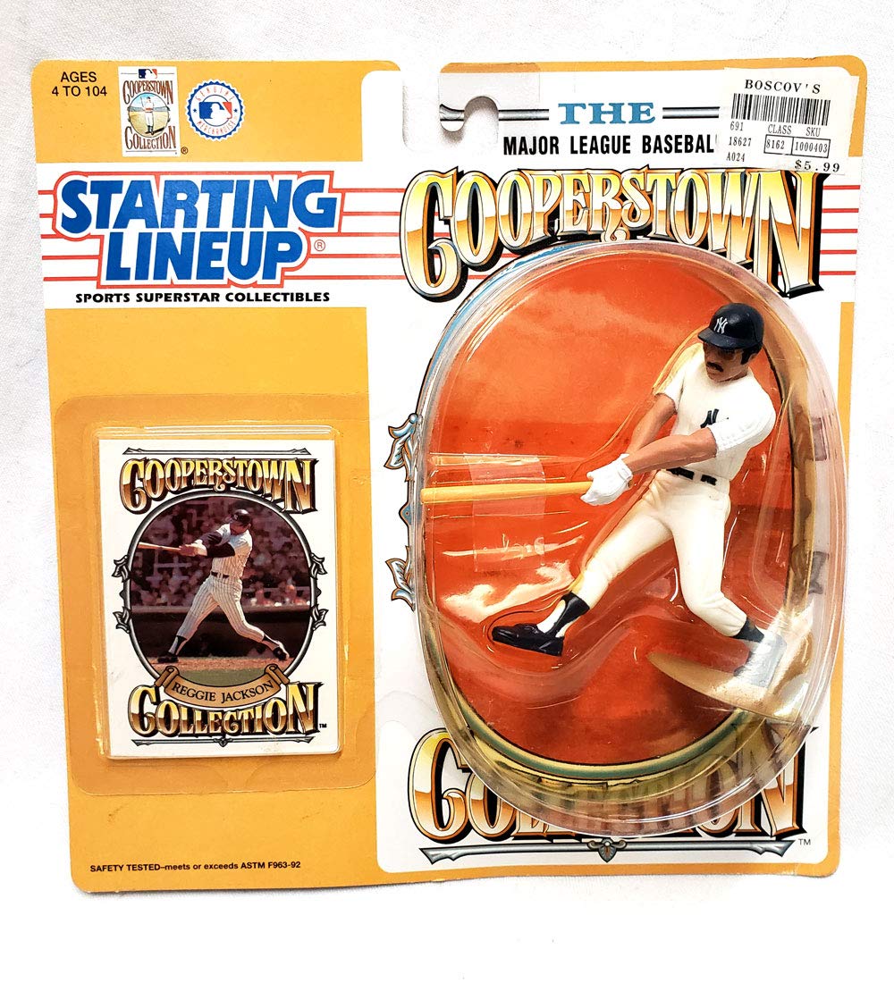 1994 Reggie Jackson Cooperstown Collection Baseball Figure - Limited Edition MLB Memorabilia for Collectors & Fans - Perfect for Display in Home, Office, or Man Cave