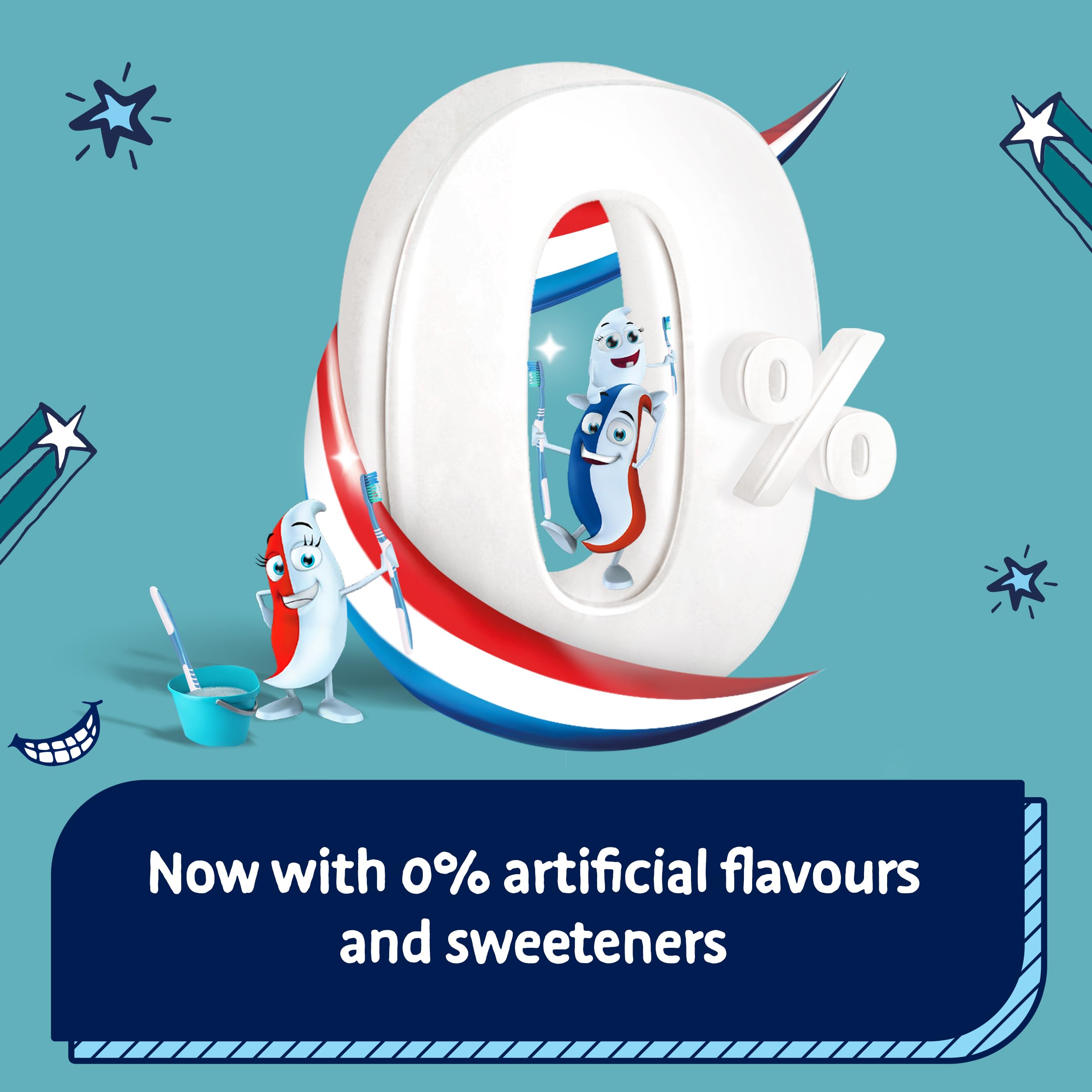 Aquafresh Advance 9-12 Kids Toothpaste for Big Kids - Lasting Protection for New Permanent Teeth, 75ml Tube - Gentle Fluoride Toothpaste for Tweens Transitioning to Adult Teeth | Perfect for School & Sleepovers