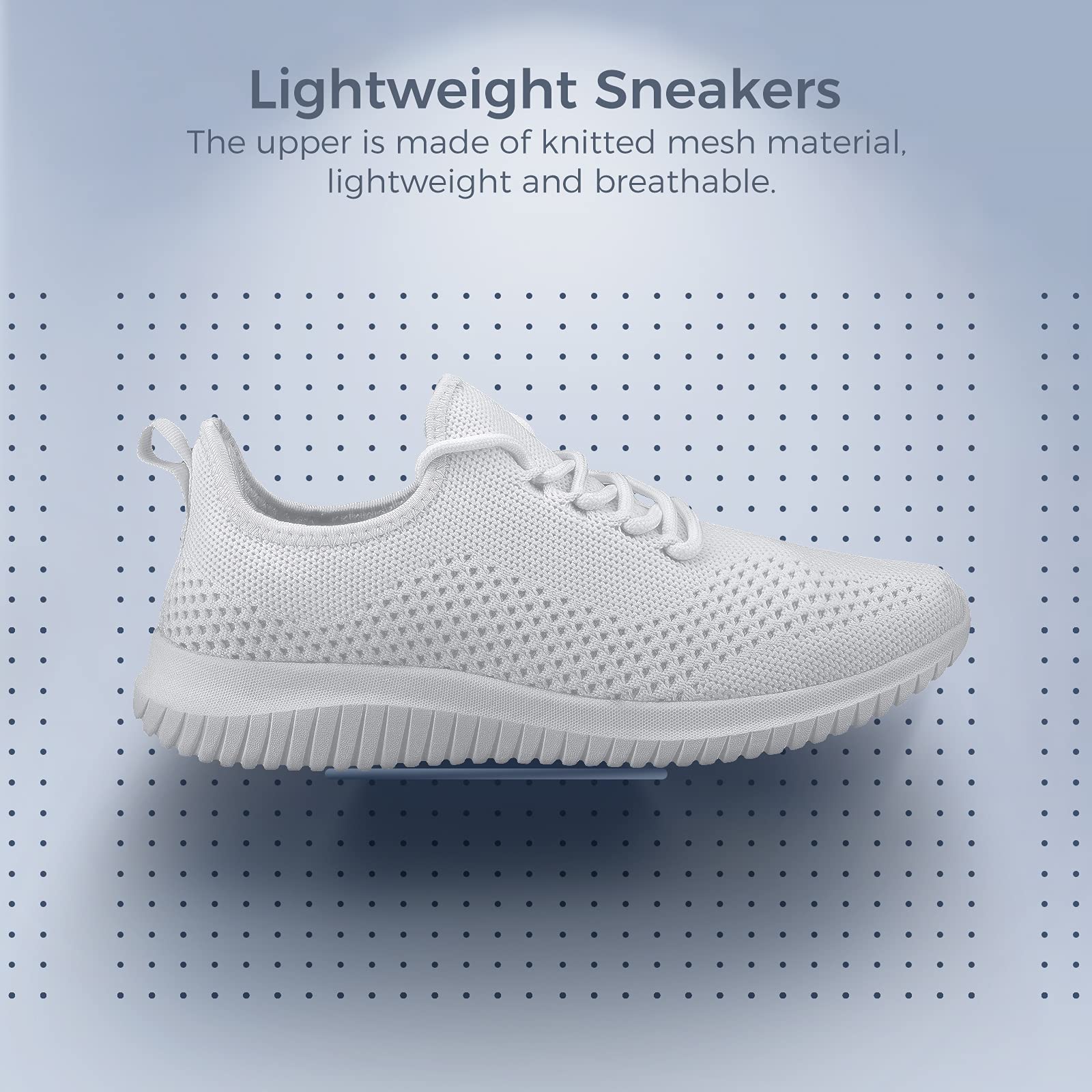 Men's Breathable Walking Shoes - Non-Slip Lightweight Sneakers for Gym, Running & Casual Wear | Comfortable Mesh Athletic Shoes for Men