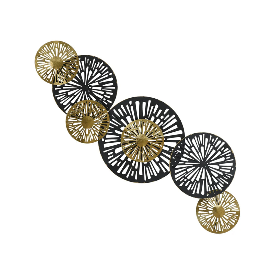 Earth Tone Metal Wall Sculpture - Modern Abstract Art Decor for Living Room, Bedroom & Office - Handcrafted Home & Office Wall Art