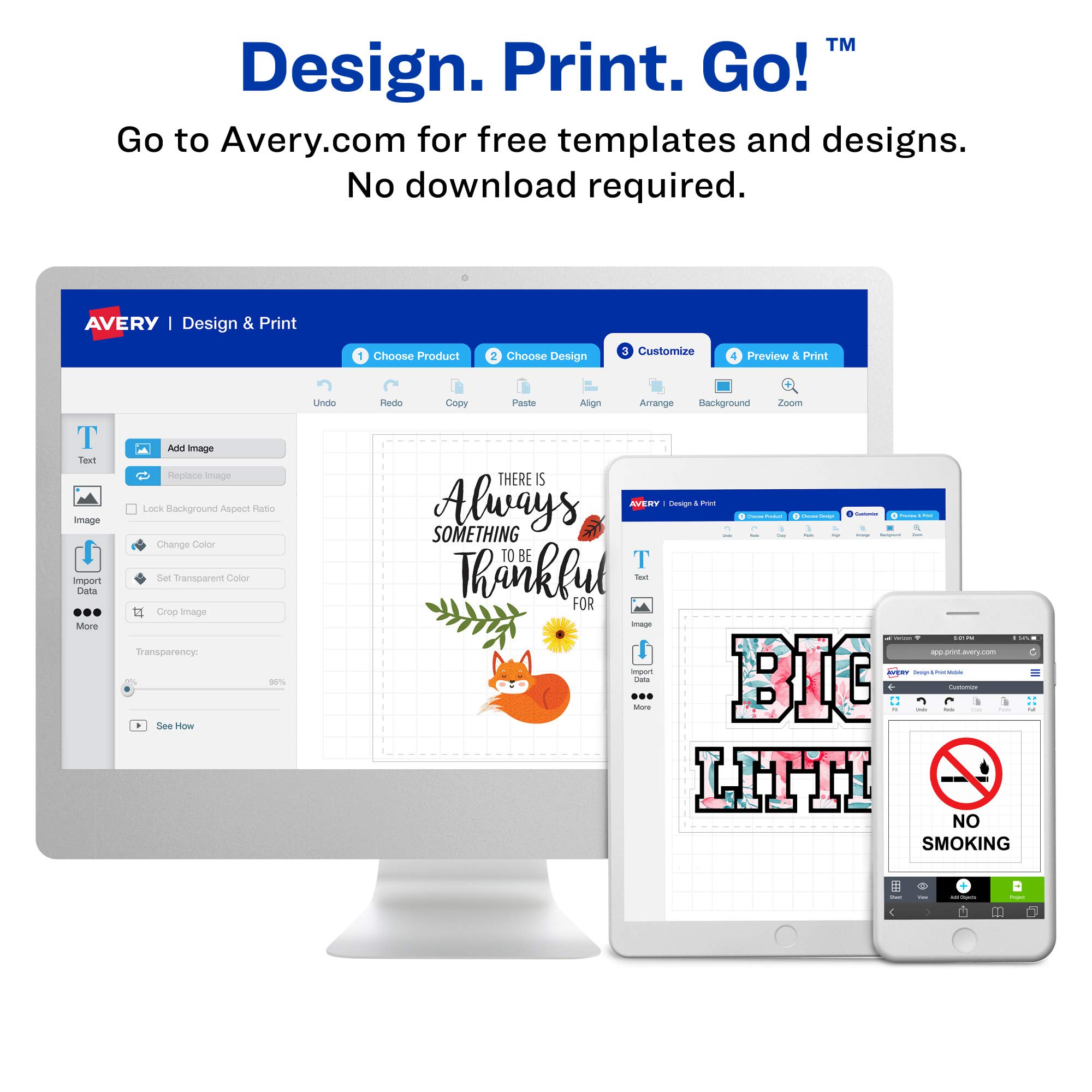 Avery Printable Sticker Paper 8.5