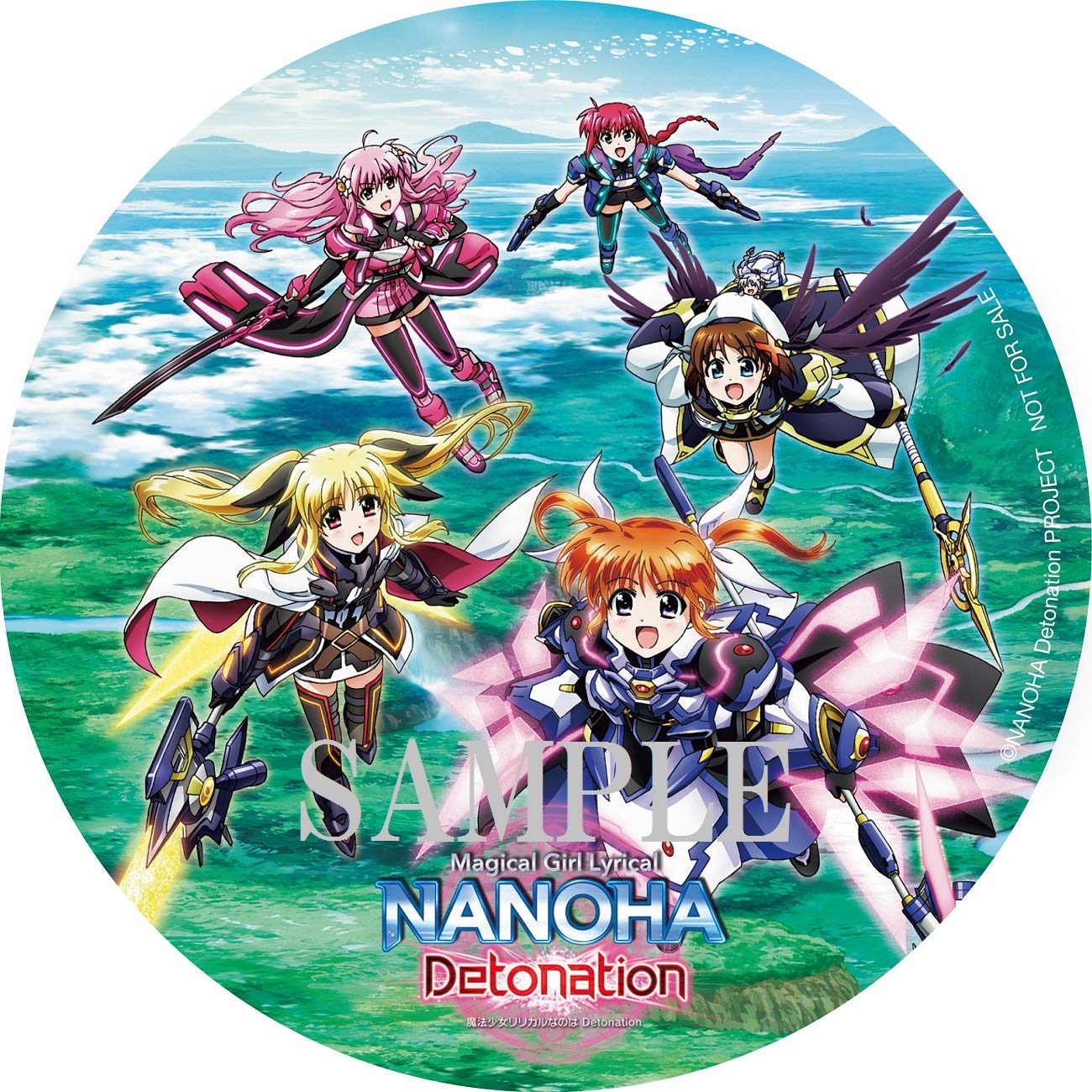 Magical Girl Lyrical Nanoha Detonation Blu-ray Super Special Edition - Japanese Anime with Original Jacket Illustration Badge Set (Limited Collector's Edition) | Perfect for Anime Fans, Gift Ideas & Home Theater Collections