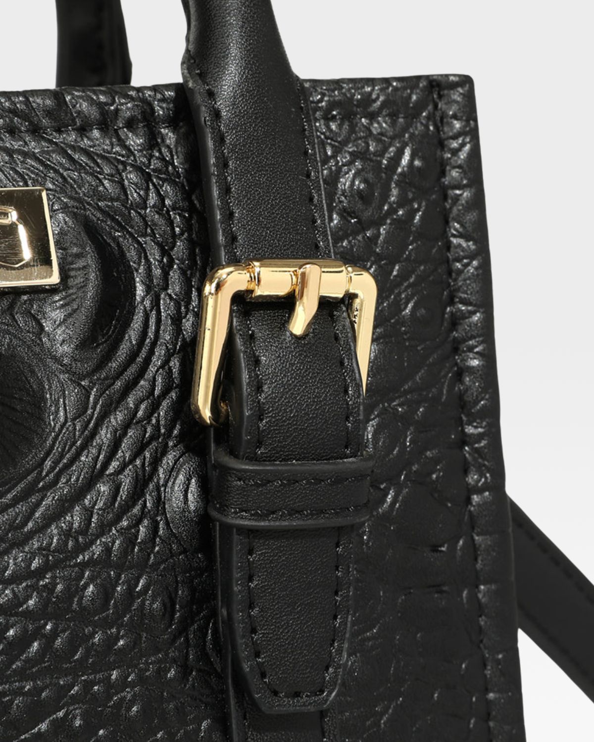 Apollo 2 Mini Tote Bag - Stylish Black Handbag with Red Bottom | Perfect for Work, Travel & Everyday Use | Women's Fashion Accessory
