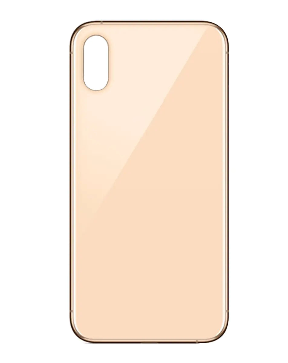 iPhone XS Bigger Camera Hole Back Cover Glass - No Logo - All Colors - Protective Case for Daily Use & Travel