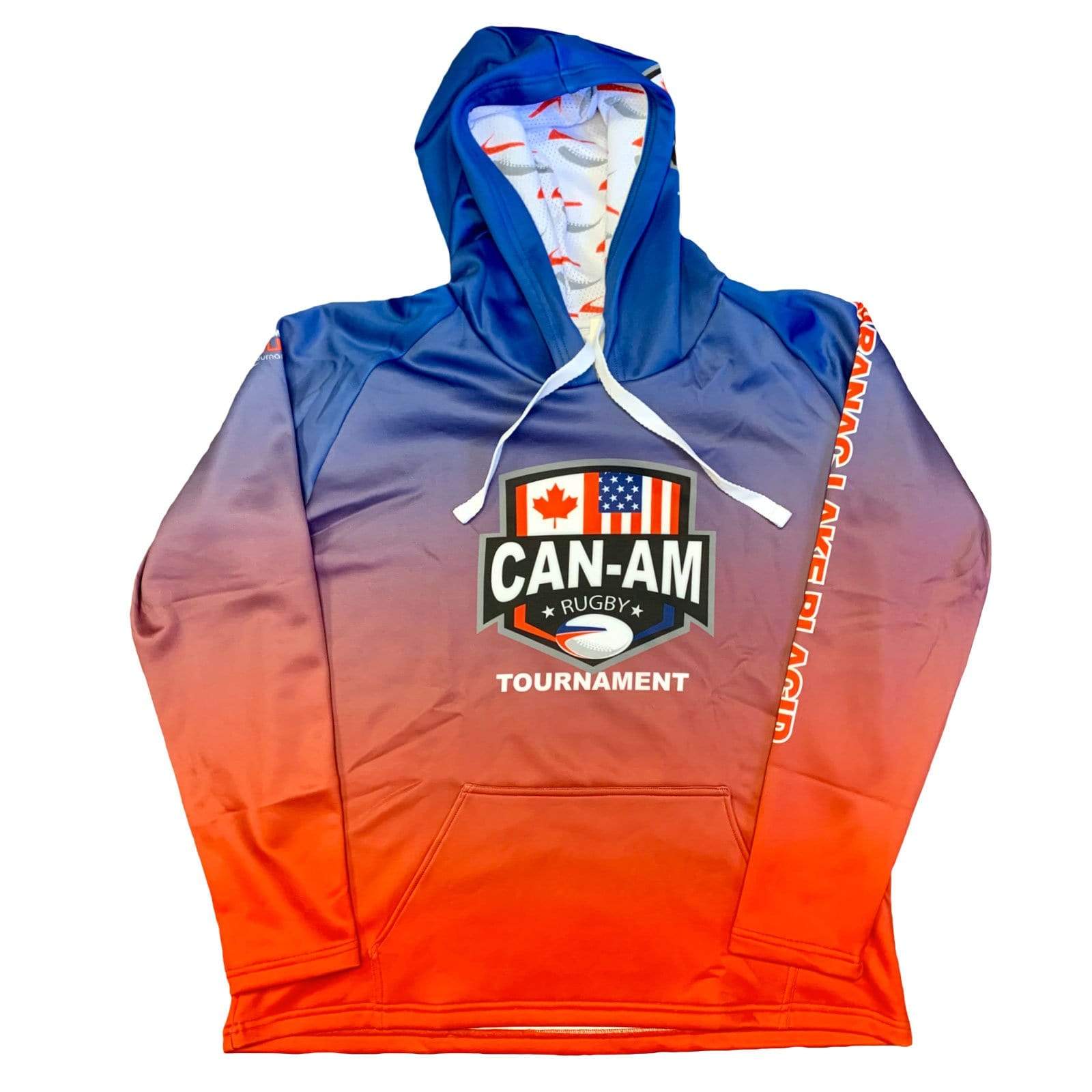 CAN AM Rugby Sublimated Hoody - Premium Performance Hoodie for Rugby Players & Fans - Perfect for Training, Games & Casual Wear