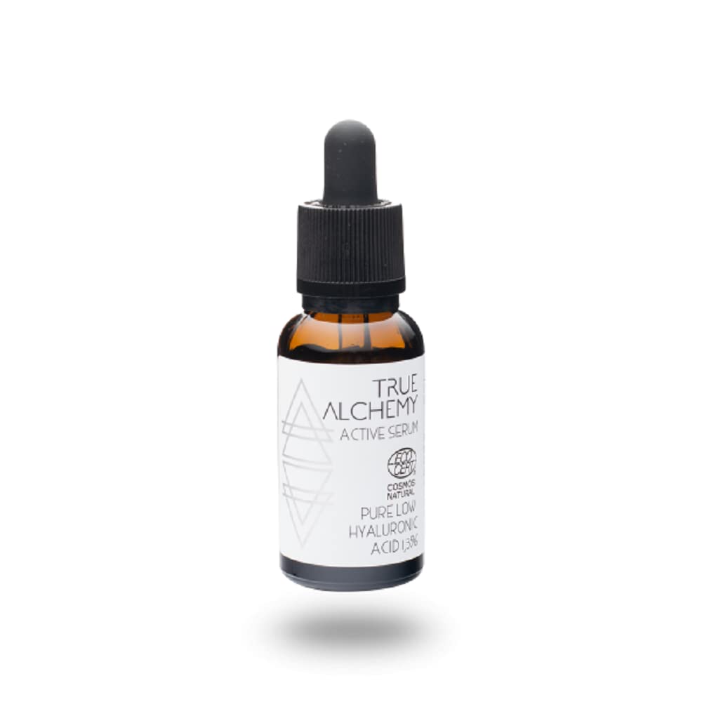 Pure Low Hyaluronic Acid 1.3% Serum 30ml - Natural Anti-Aging Face Moisturizer for Dry Skin | Day & Night Hydration Treatment