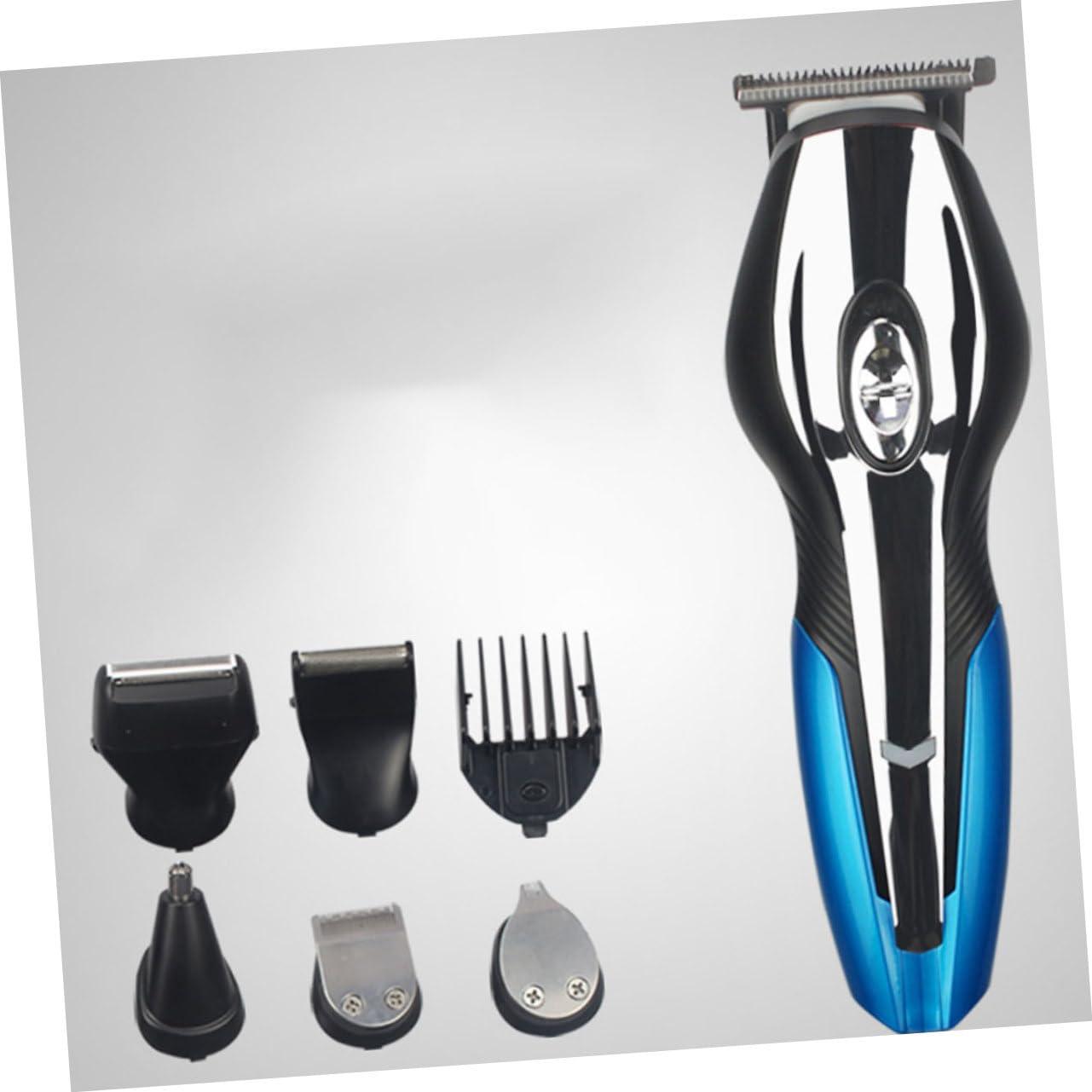 Hemoton Electric Shaver for Men - Rechargeable Foil Razor & Trimmer with Vacuum, Black - Perfect for Travel, Home & Office Grooming