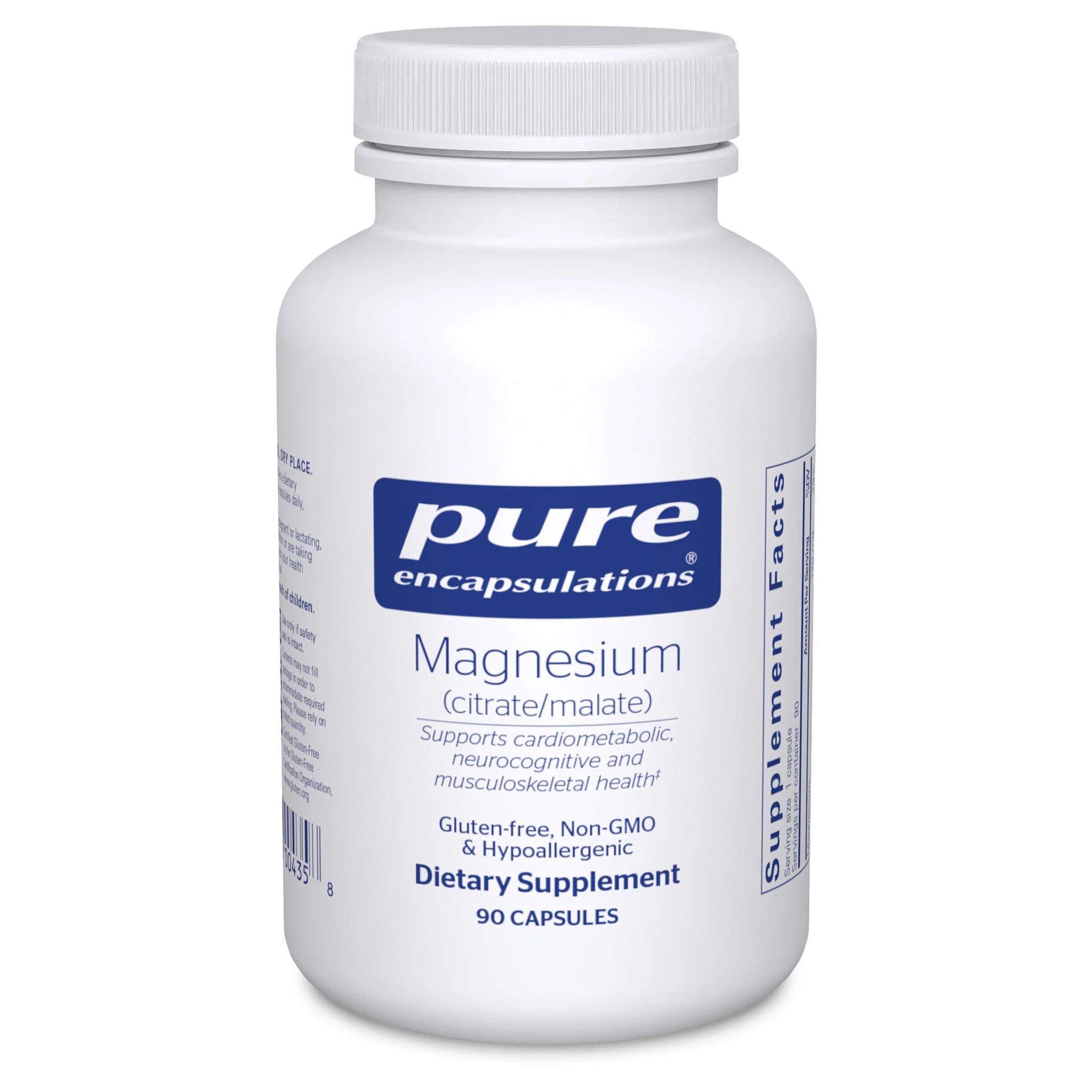 Premium Magnesium Citrate & Malate Supplement - Supports Muscle Relaxation, Sleep & Energy - Ideal for Athletes, Stress Relief & Daily Wellness