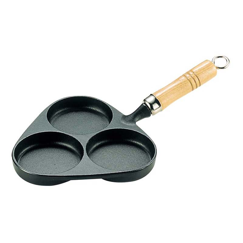 Premium Iwachu Nambu Cast Iron Egg Pan - Japanese Medamayaki Sunny Side Up Skillet for Perfect Fried Eggs | Ideal for Breakfast, Camping & Japanese Cuisine