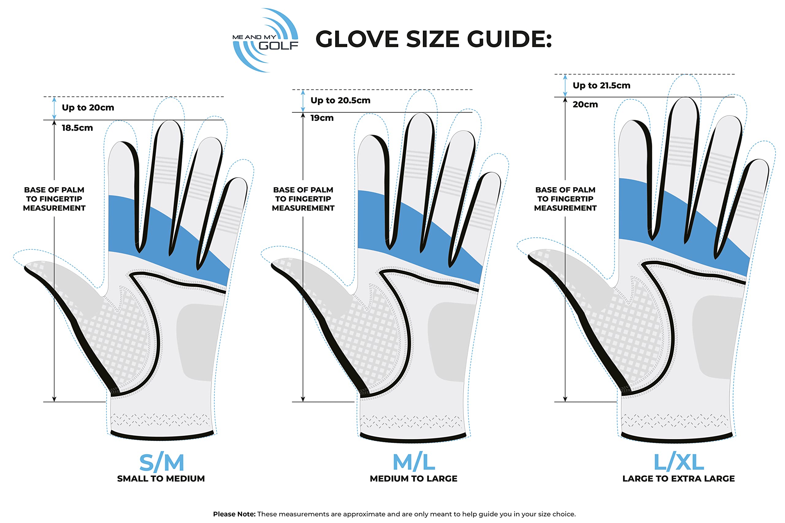 ME AND MY GOLF True Grip Training Golf Glove - Perfect Grip Every Swing, Instructional Videos, Fix Slice, Improve Grip, Men's Golf Gloves for Driving Range and Course Practice