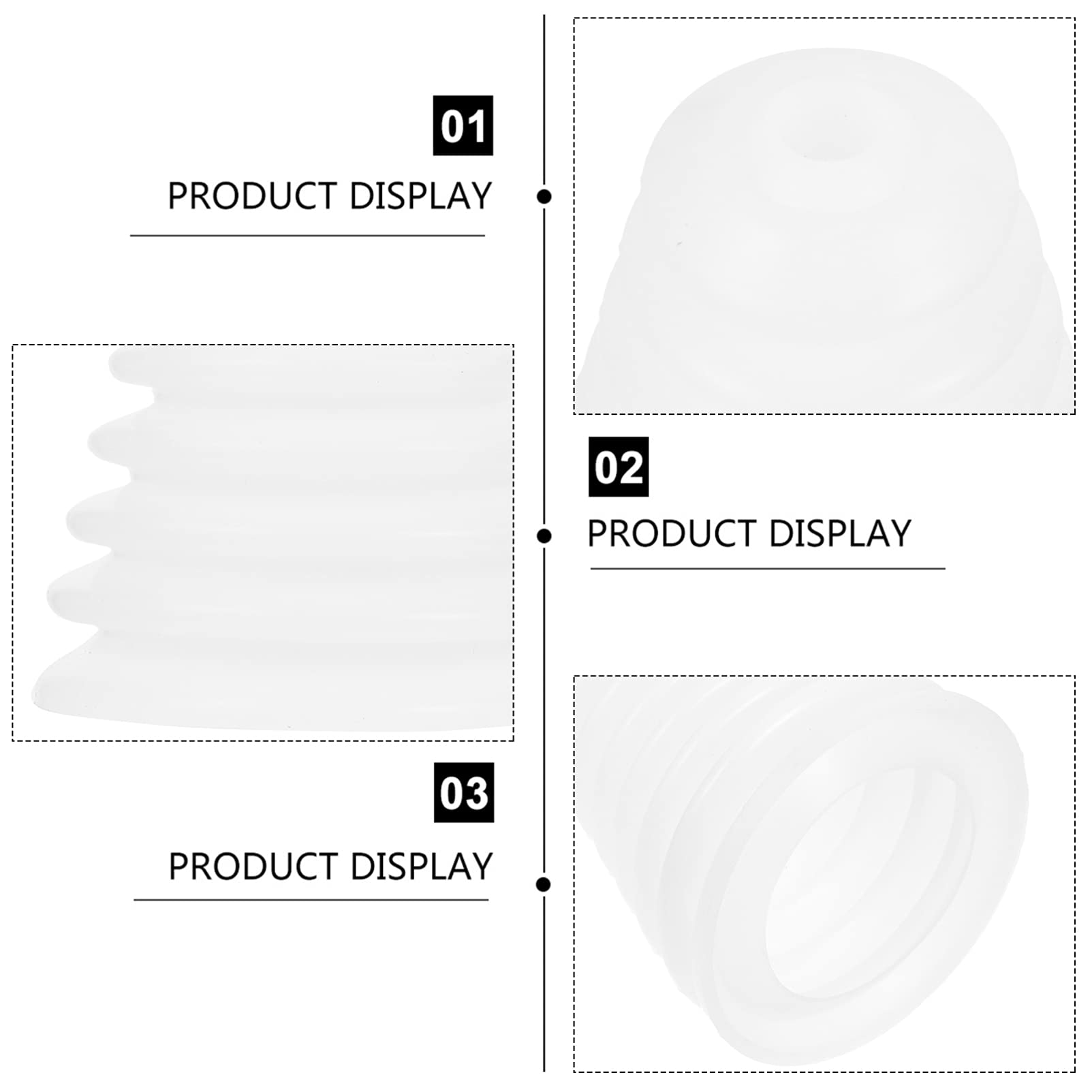 6-Piece Shockproof Drill Cover Set with Gaskets - Universal Fit for Electric Hammer Drills & Power Tools - Perfect for Construction, DIY Projects & Workshop Safety (White)