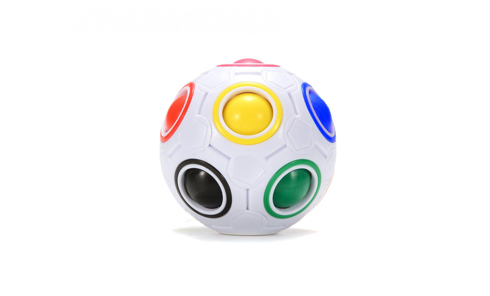 Rubik's Rainbow Ball Puzzle - 3D Color-Matching Brain Teaser Game for Kids & Adults - Perfect for Stress Relief, Party Favors & Educational Play
