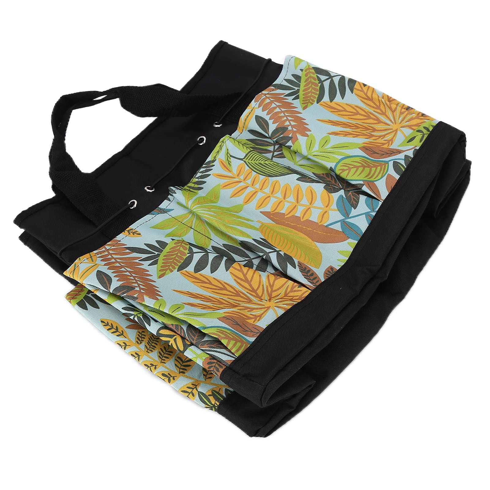 **Flower Print Garden Tool Bag - Multifunctional Portable Gardening Storage Tote with Pockets - Perfect for Organizing Tools, Seeds & Supplies (Ideal for Home Gardeners & Landscaping)**