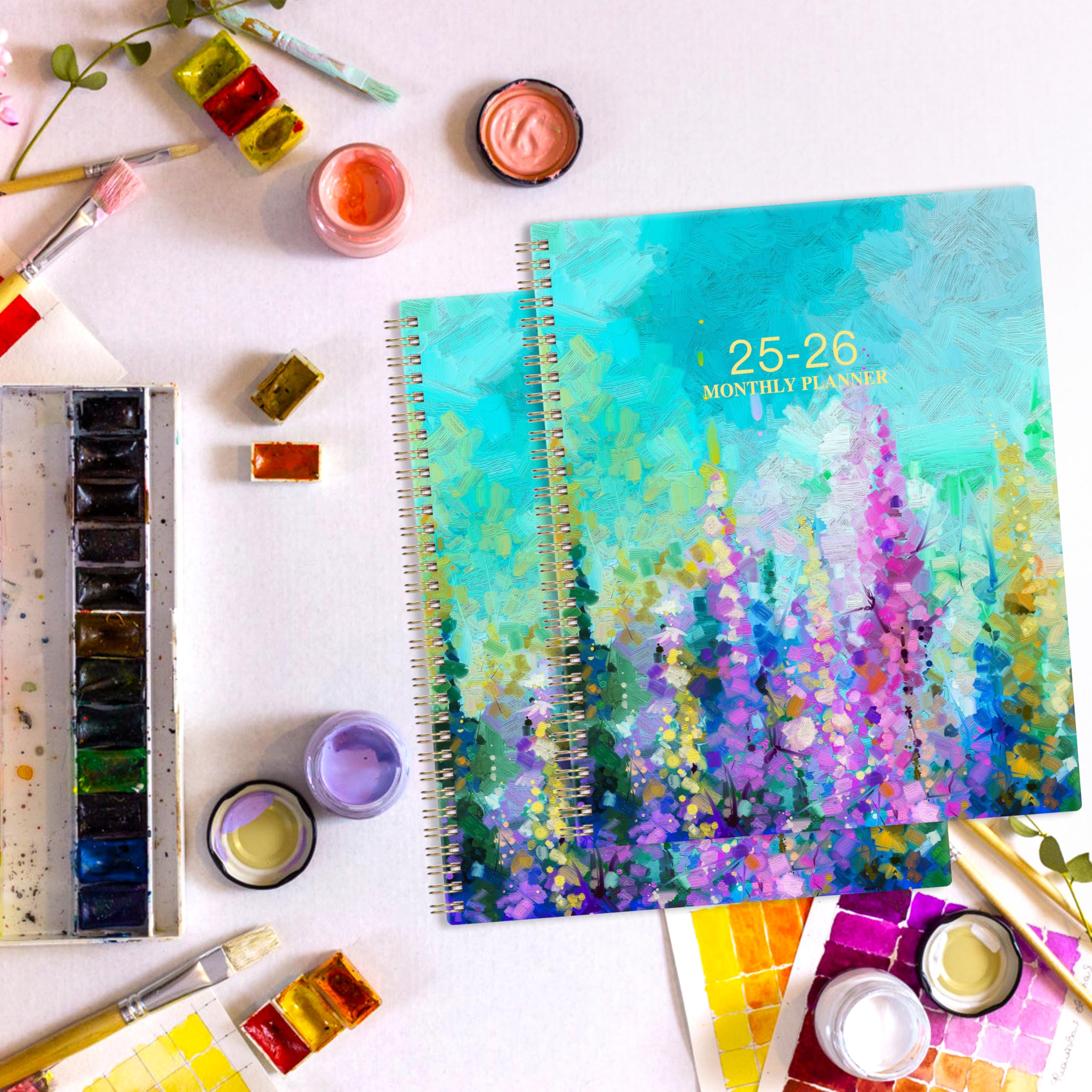 2025-2026 Monthly Planner | 24-Month Calendar Organizer Jan 2025-Dec 2026 | 9