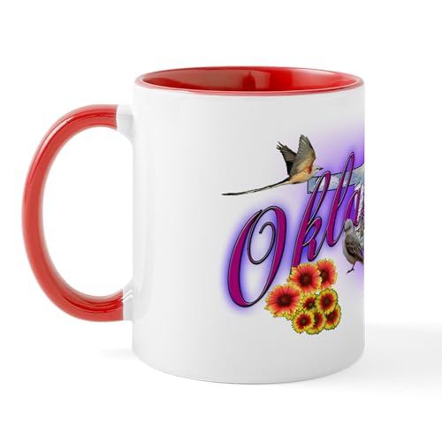 White/Red Inside - Oklahoma Mug