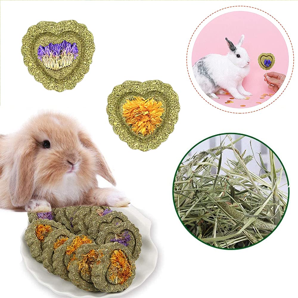 16 PCS Rabbit Chew Toys for Small Pets - Natural Loofah Carrot Dental Toys for Hamsters, Rabbits & Guinea Pigs | Promotes Teeth Health & Digestion | Perfect Small Animal Gifts for Cage Enrichment & Playtime
