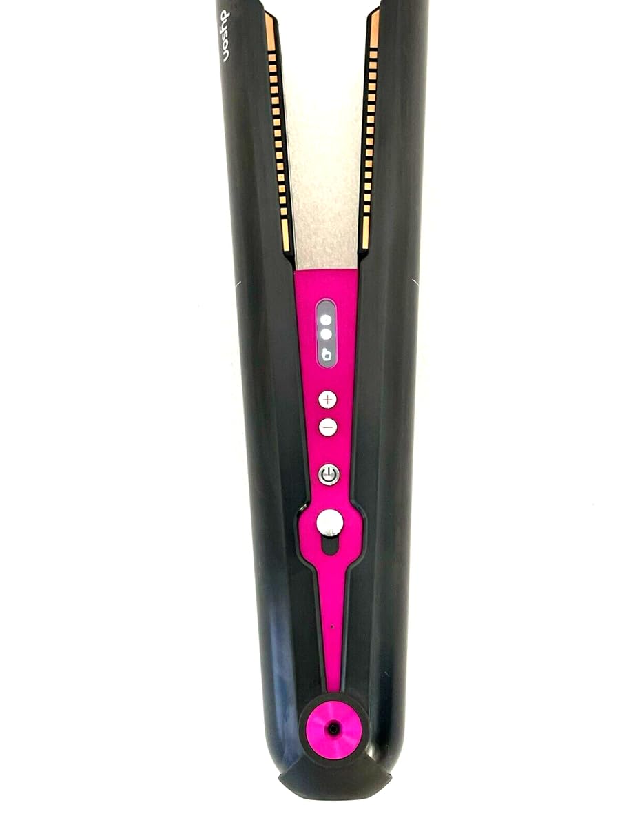 Dyson Corrale Hair Straightener - Fuchsia & Black/Rose | Professional Flat Iron for Smooth, Frizz-Free Hair | Perfect for Home Styling & Salon Use