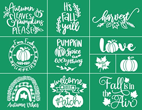 it's fall y'all stencils