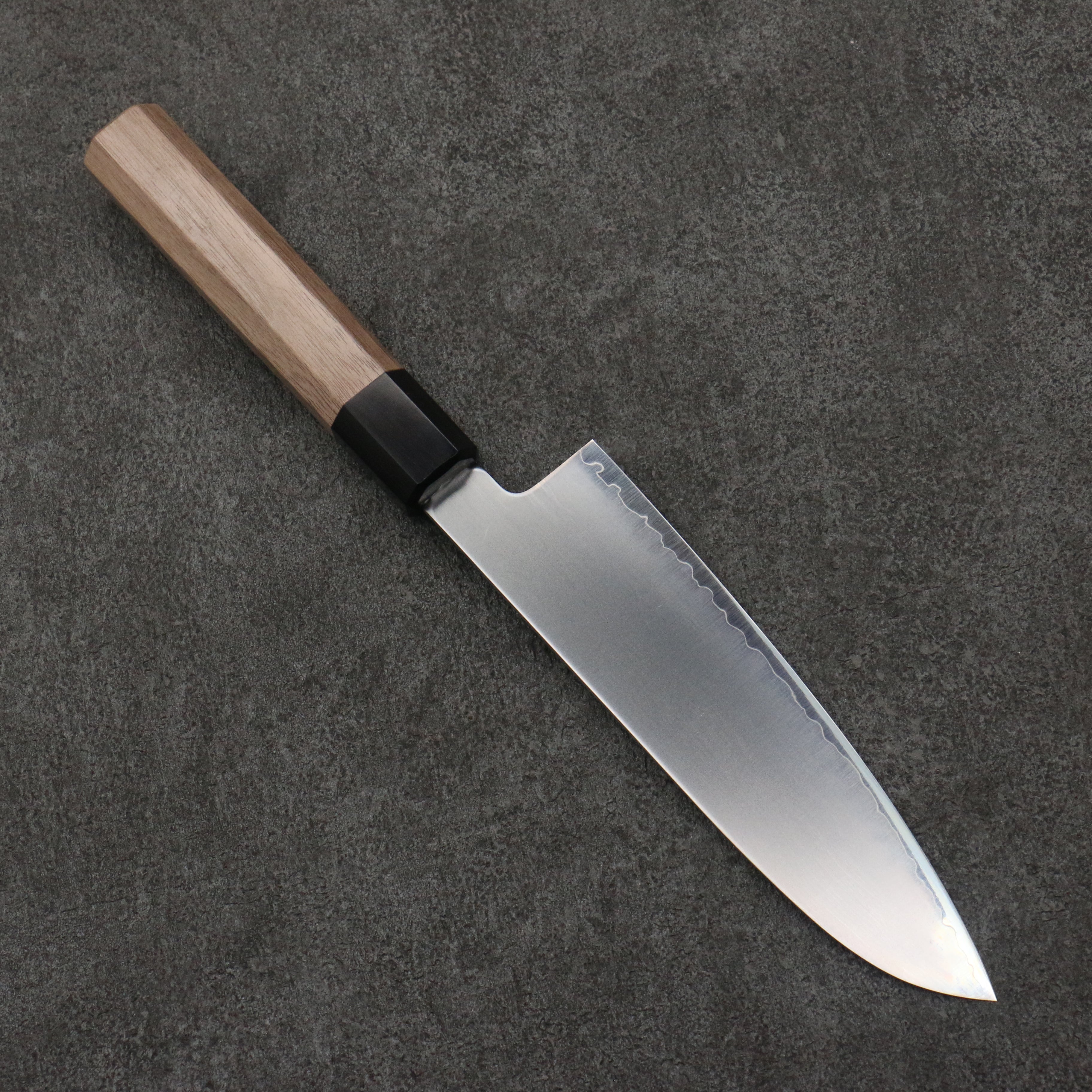 Premium Kagekiyo Chromax Steel Santoku Knife 180mm - Japanese Chef Knife with Walnut Handle for Slicing, Dicing, and Chopping Vegetables, Meat, and Fish - Perfect for Home Cooks and Professional Chefs