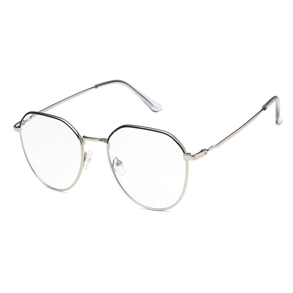 Shiratori Retro Gold Black Oval Glasses Frame - Unisex for Daily Wear
