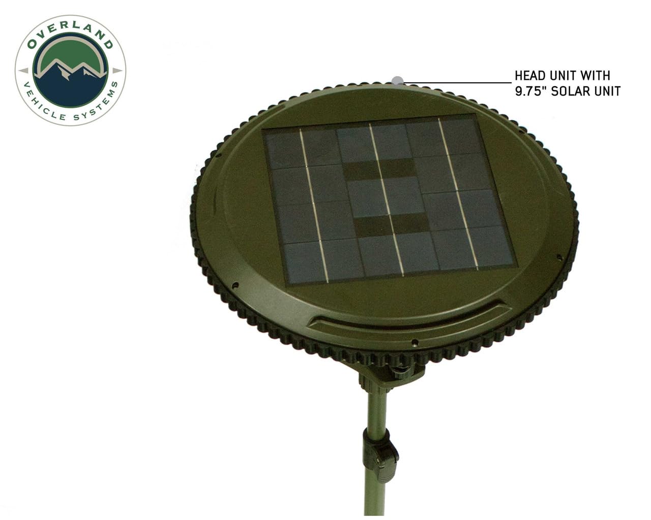Overland Vehicle Systems Wild Land Camping Gear - UFO Solar Lantern with Bluetooth Speaker, Portable Light Pods & 9.75