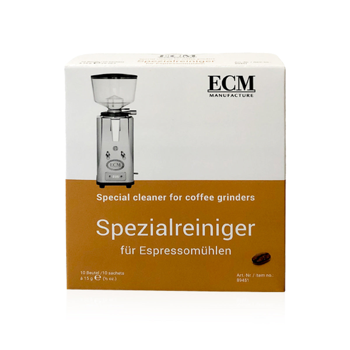 ECM Grinder Cleaner #89451 - Professional Coffee Grinder Cleaning Solution for Home & Commercial Use