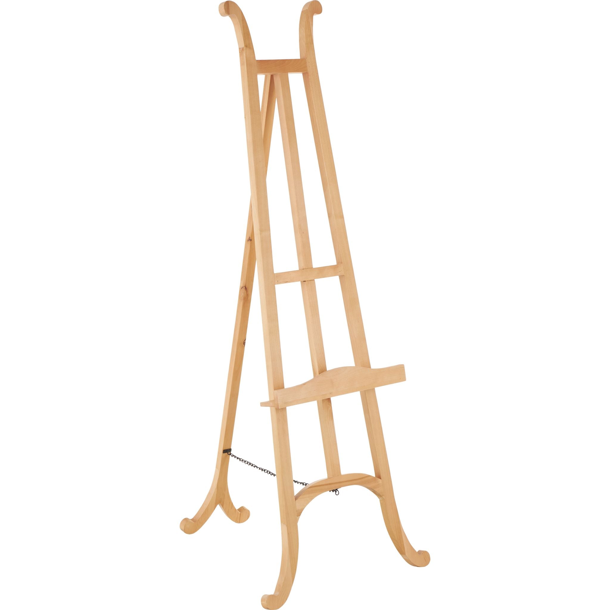Arlo Floor Easel - Light Brown Wooden Artist Easel for Painting & Drawing | Perfect for Studio, Classroom & Home Art Projects