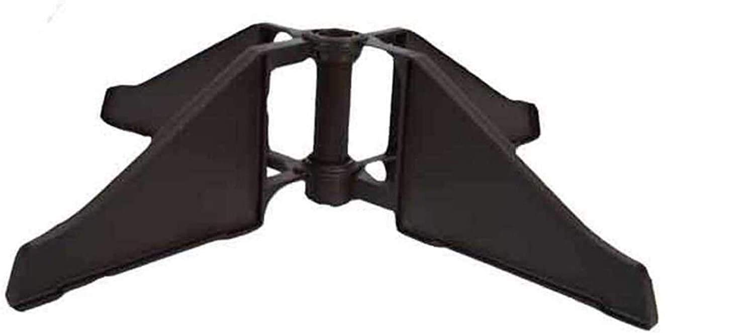 USA Made Wholesale 6-Pack Brown Plastic Indoor Folding Flagpole Stands - 24