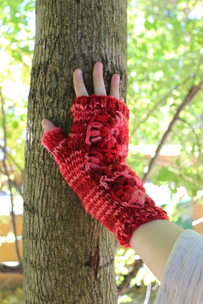 Warm Wool Fingerless Gloves for Women & Men - Winter Hand Warmers for Typing, Driving & Outdoor Activities