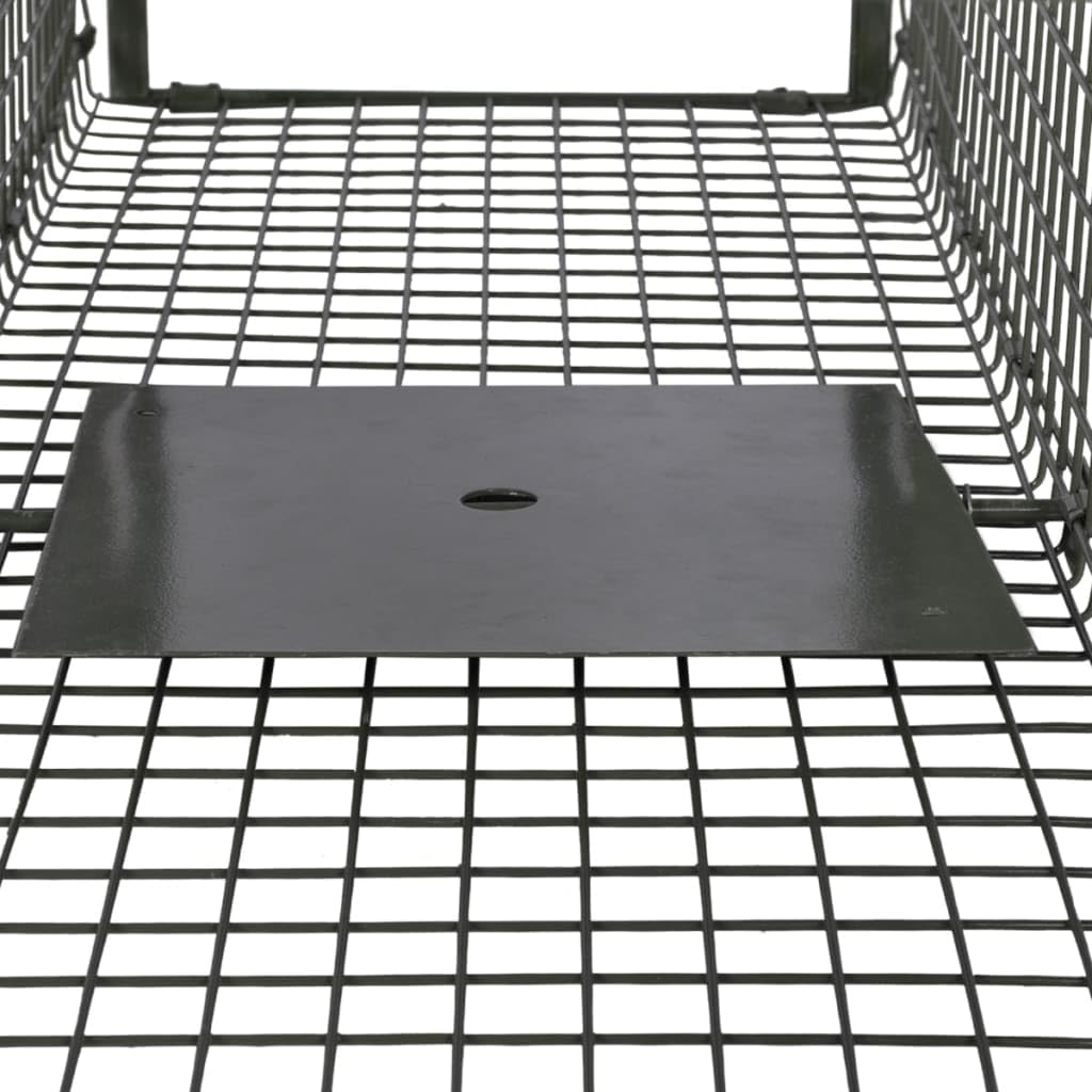 Live Animal Trap - 2 Door Iron Mesh Cage for Rabbits, Rodents & Mice | Humane Hunting & Pest Control | Ideal for Gardens, Farms & Backyards
