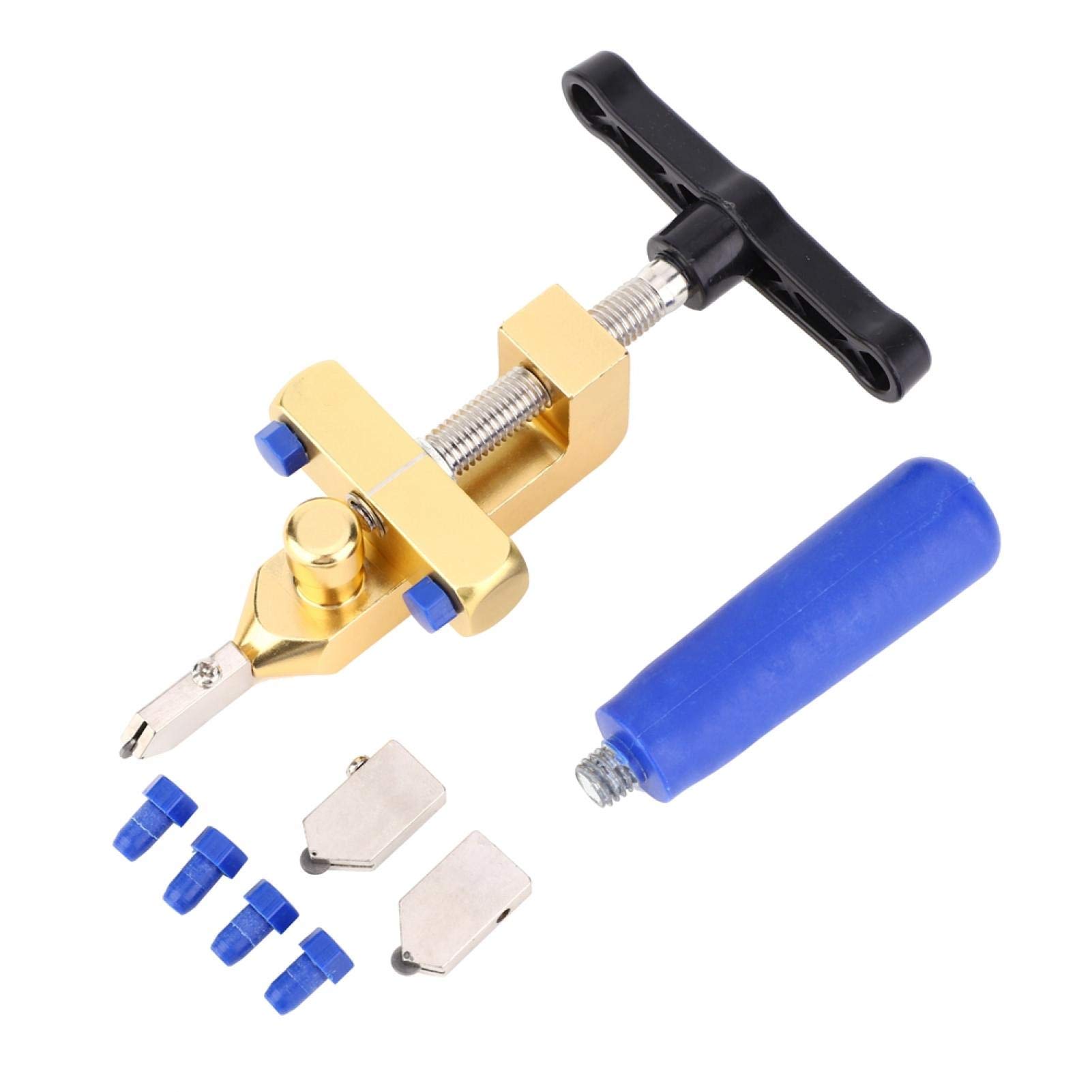 Premium Agatige Glass Cutter Kit - 2-in-1 Manual Glass Cutting Tool with Ceramic Wheel & Bottle Opener | Perfect for DIY Projects, Home Renovations & Crafting Stained Glass Windows
