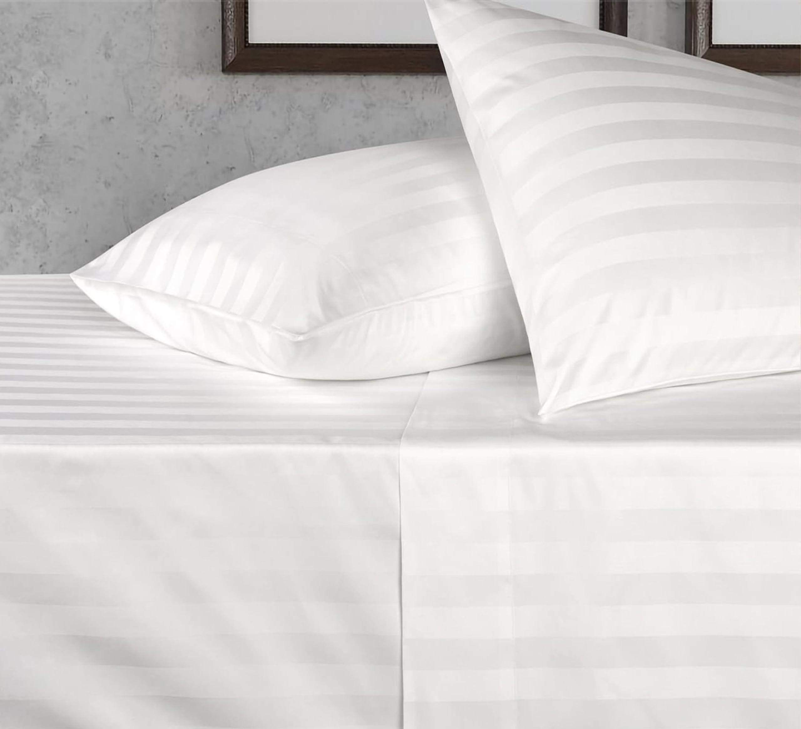 Premium 100% Egyptian Cotton Queen Size Sheets – 1000 Thread Count 4-Piece Luxury Bedding Set with Deep Pockets (Fits Up to 17