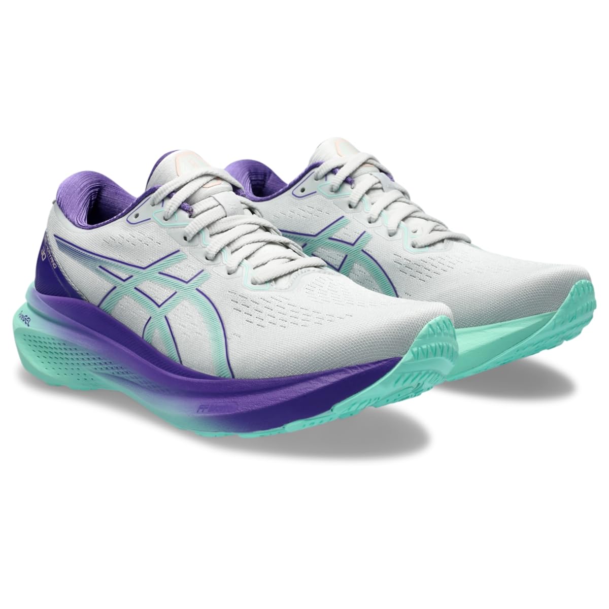 ASICS Women's GEL-KAYANO 30 Running Shoes - Size 10.5 - Polar Shade/Fresh Ice - Lightweight Cushioned Sneakers for Marathon Training & Road Running