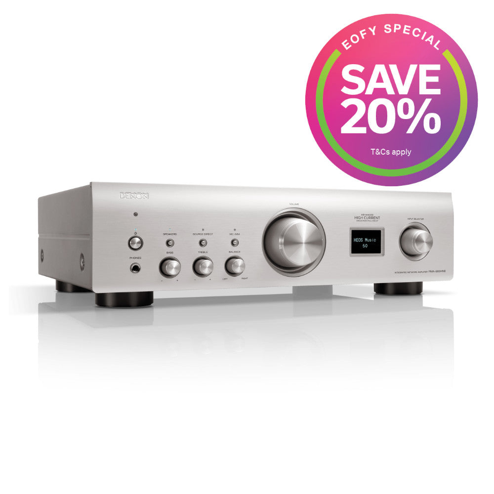 Denon PMA 900HNE Integrated Network Stereo Amplifier with Hi-Fi Audio Streaming - Perfect for Home Theater, Music Listening & Audiophile Systems