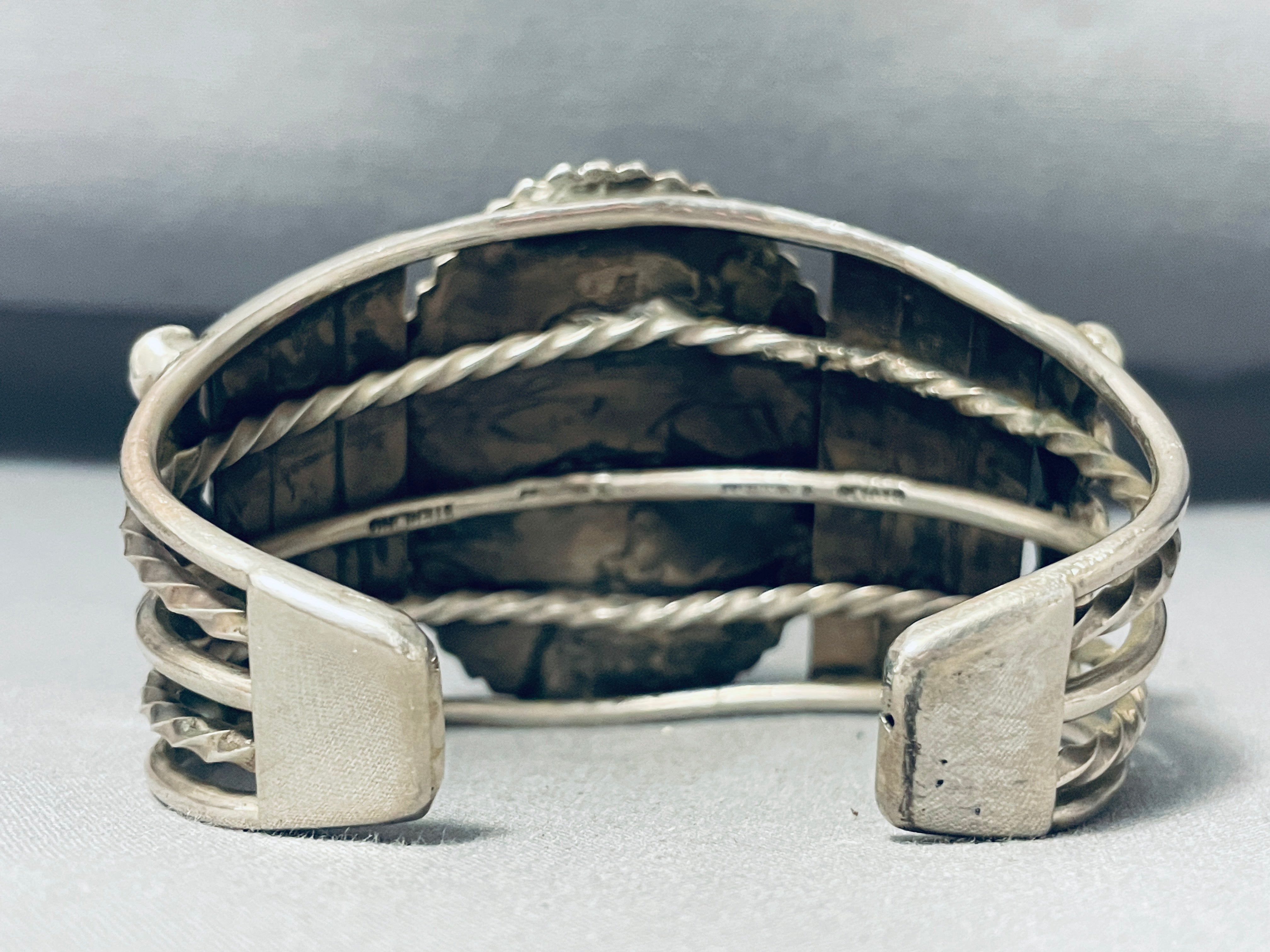 134g Genuine Navajo Dry Creek Turquoise Sterling Silver Bracelet - Handmade Native American Jewelry for Women, Boho Chic Accessories, Gift for Her, Perfect for Weddings & Special Occasions
