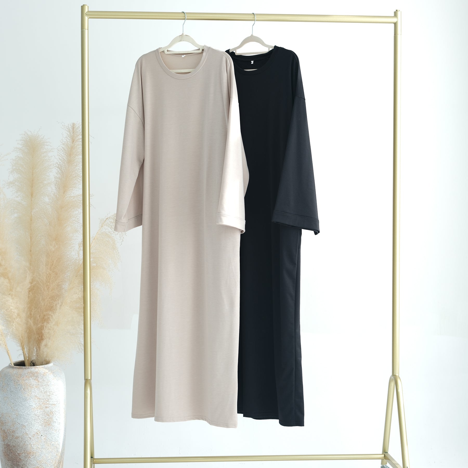 Ava Knit Maxi Dress for Women - Elegant Black Long Dress for Casual & Evening Wear | Perfect for Parties, Weddings & Summer Outfits