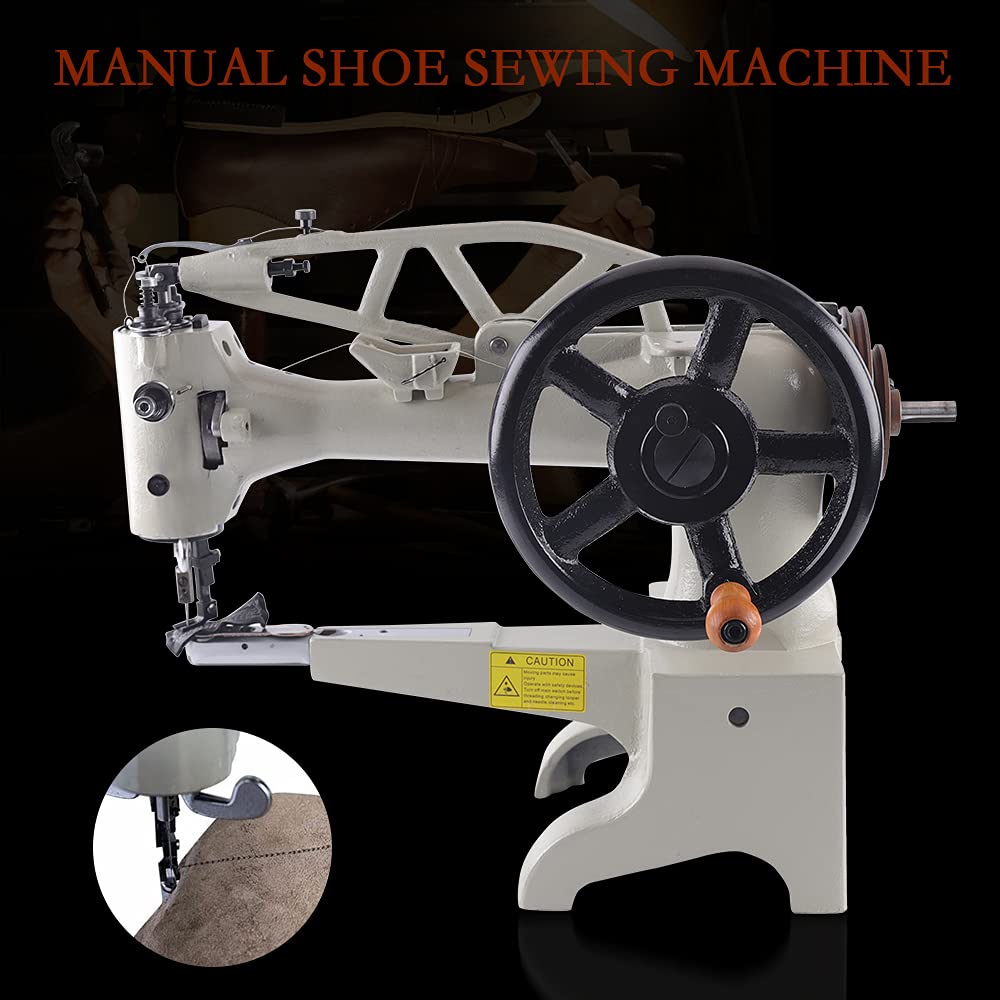 Professional Heavy Duty Manual Leather Cobbler Shoe Repair Machine - Single Needle Lockstitch Sewing Equipment for Shoes, Boots & Leather Goods Repair (Ideal for Home, Workshop & Professional Use)