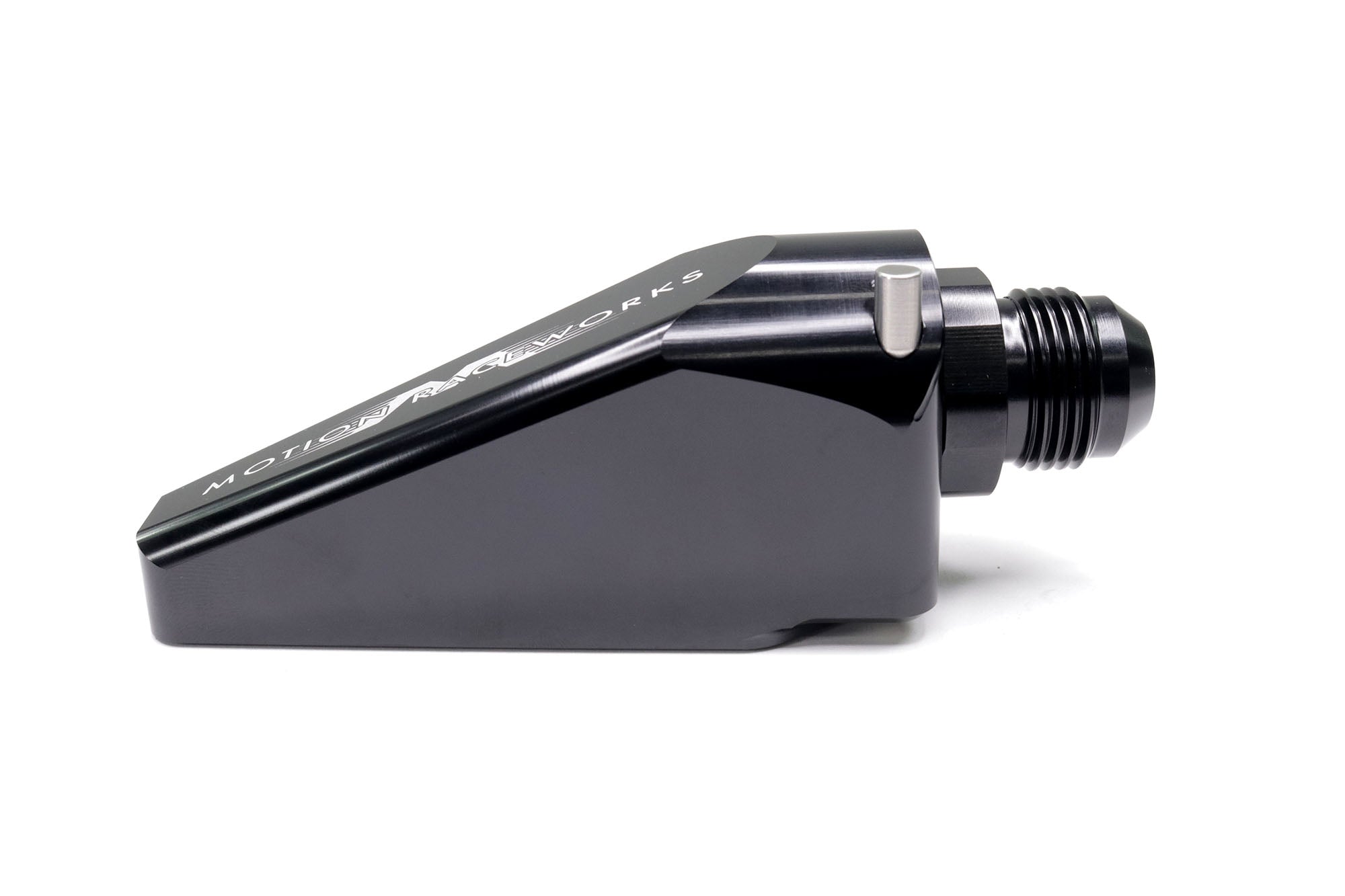 Black Anodized Billet Burn Down Breather Quick Release Fittings (Pair) - High Performance Automotive & Racing Applications