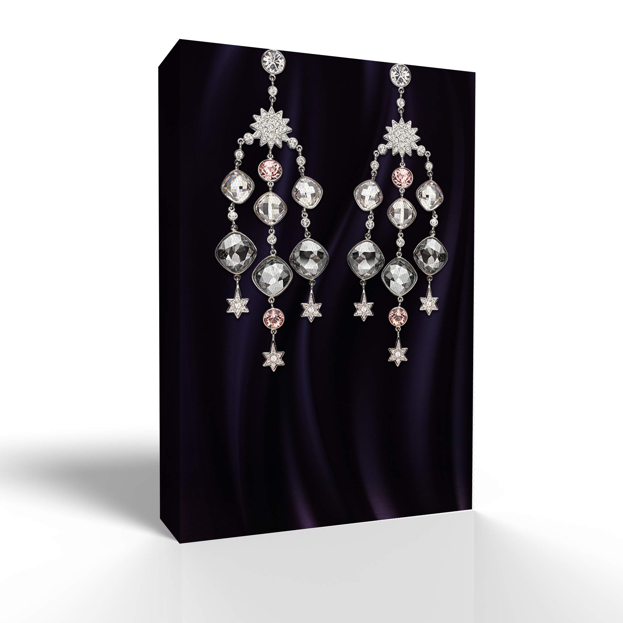 Wall26 Canvas Wall Art - Elegant Jewelry Giclee Painting, 24x36 Inches, Perfect for Bedroom, Living Room, House Decoration & Home Art