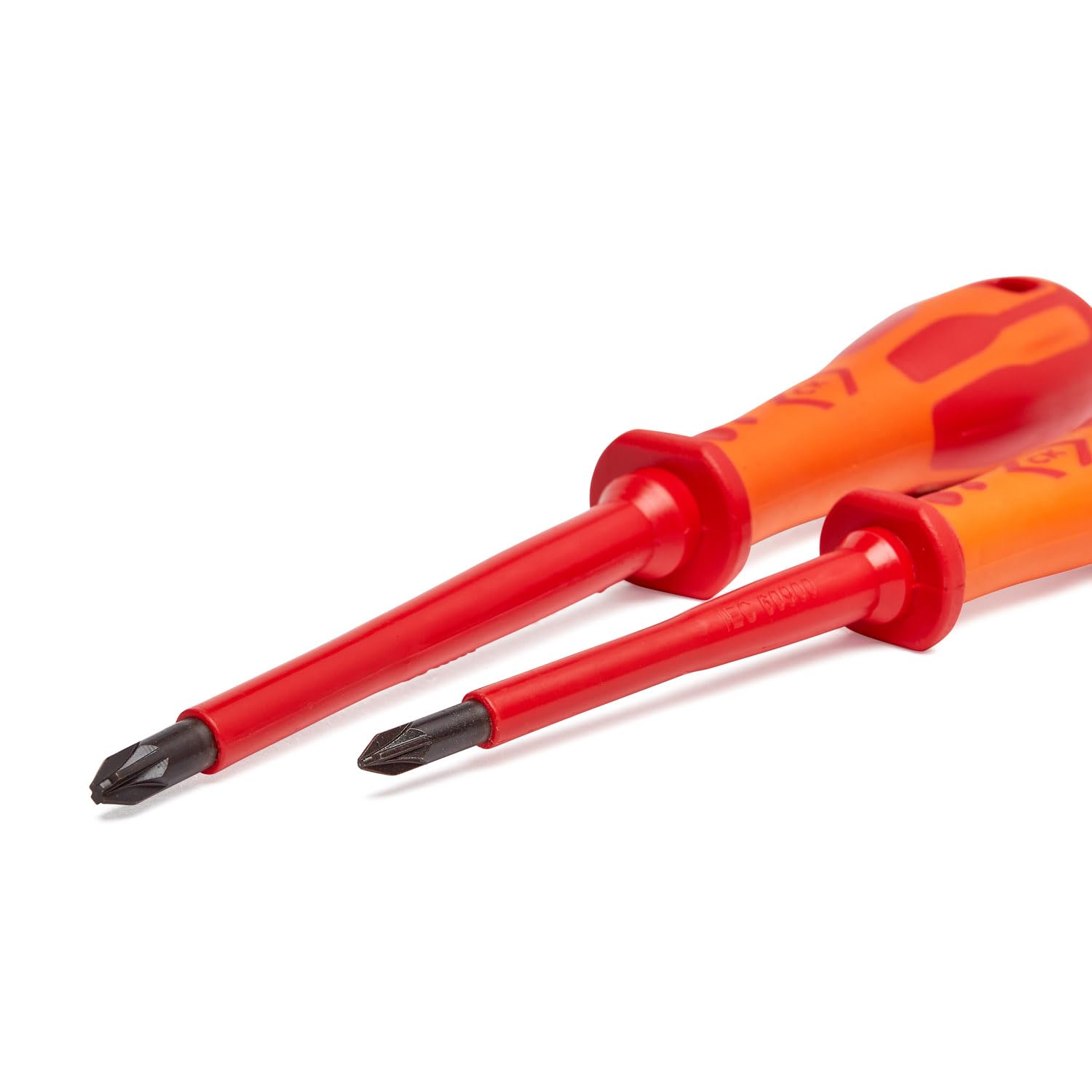 C.K Tools T49146 Dextro VDE Insulated Modulo Screwdriver Set - 2-Piece Professional Screwdriver Kit for Electricians & DIY Home Repairs | Safe for Electrical Work, Appliance Repair & Electronics Maintenance