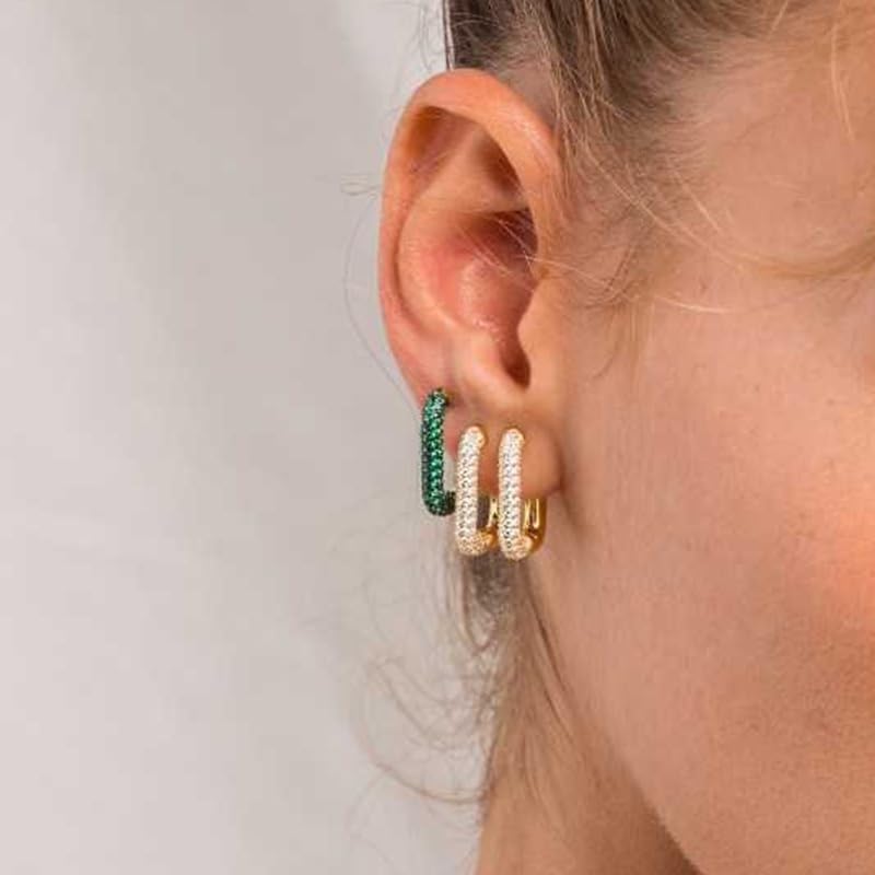 14K Gold Plated Small Huggie Hoop Earrings for Women - Hypoallergenic Lightweight Cartilage Piercing Cuff - Perfect for Everyday Wear, Date Nights & Special Occasions