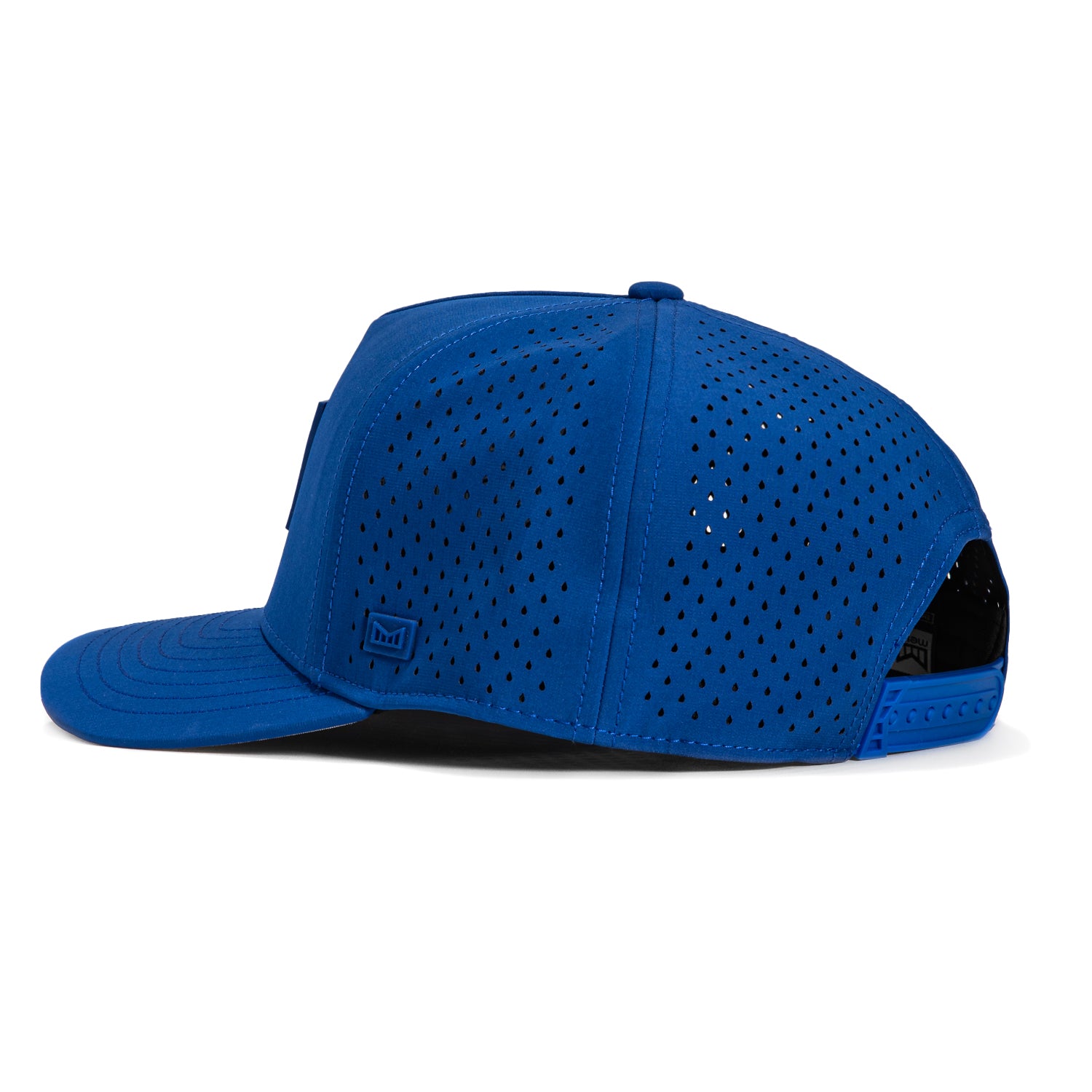 Melin Odyssey Stacked Hydro Snapback Hat - Royal Blue Adjustable Baseball Cap for Men & Women | Perfect for Outdoor Sports, Hiking, and Casual Streetwear Fashion