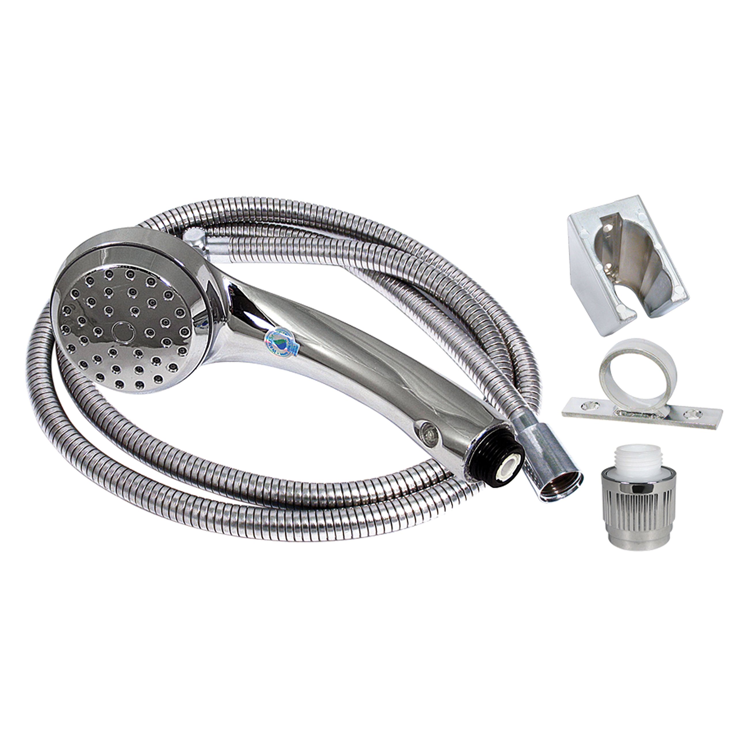 Phoenix Faucets PF276048 AirFusion Single-Function Shower Kit with Flow Controller - Chrome Finish | Water-Saving Bathroom Upgrade for Modern Homes & Spa-Like Shower Experience
